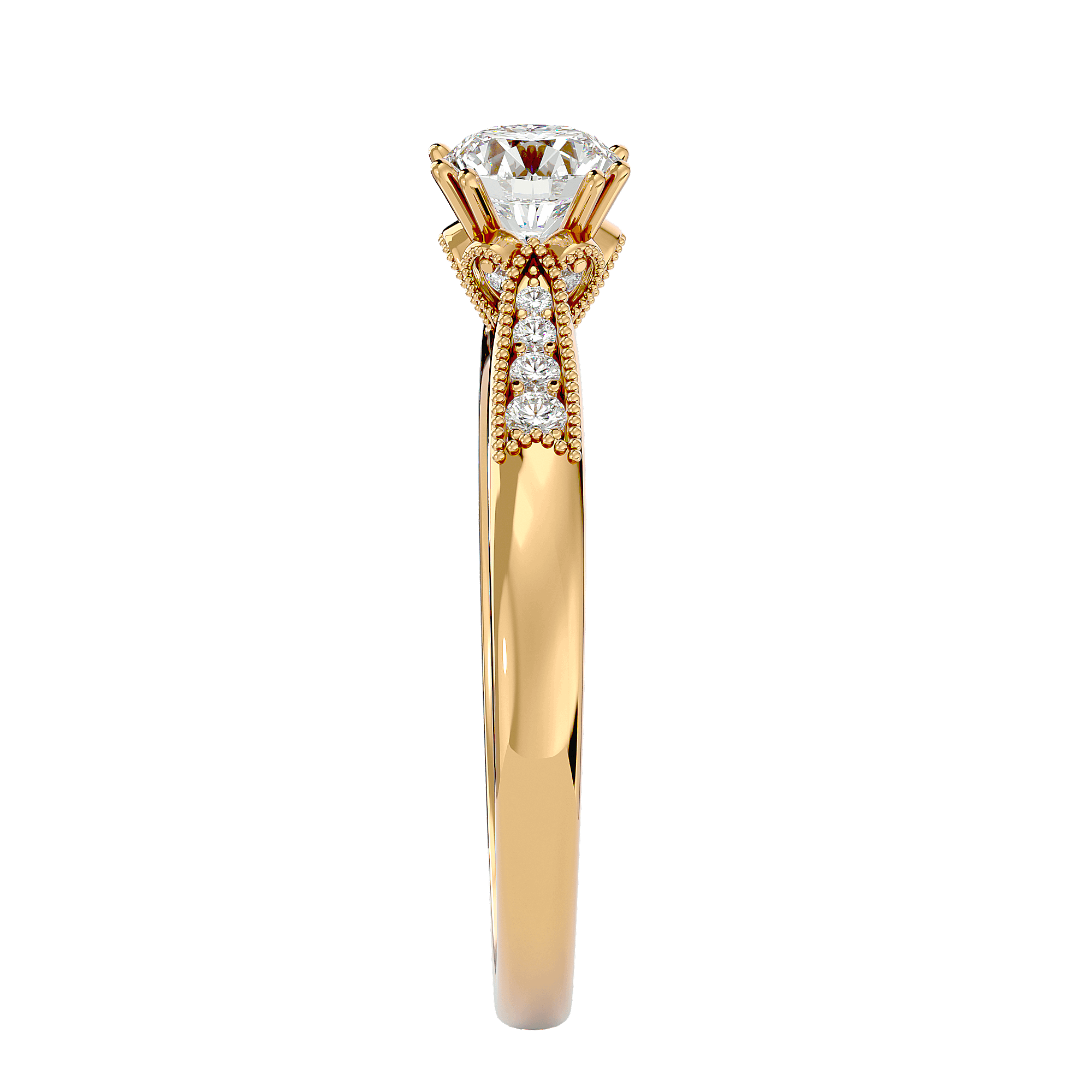 Audrey Diamond Solitaire Ring