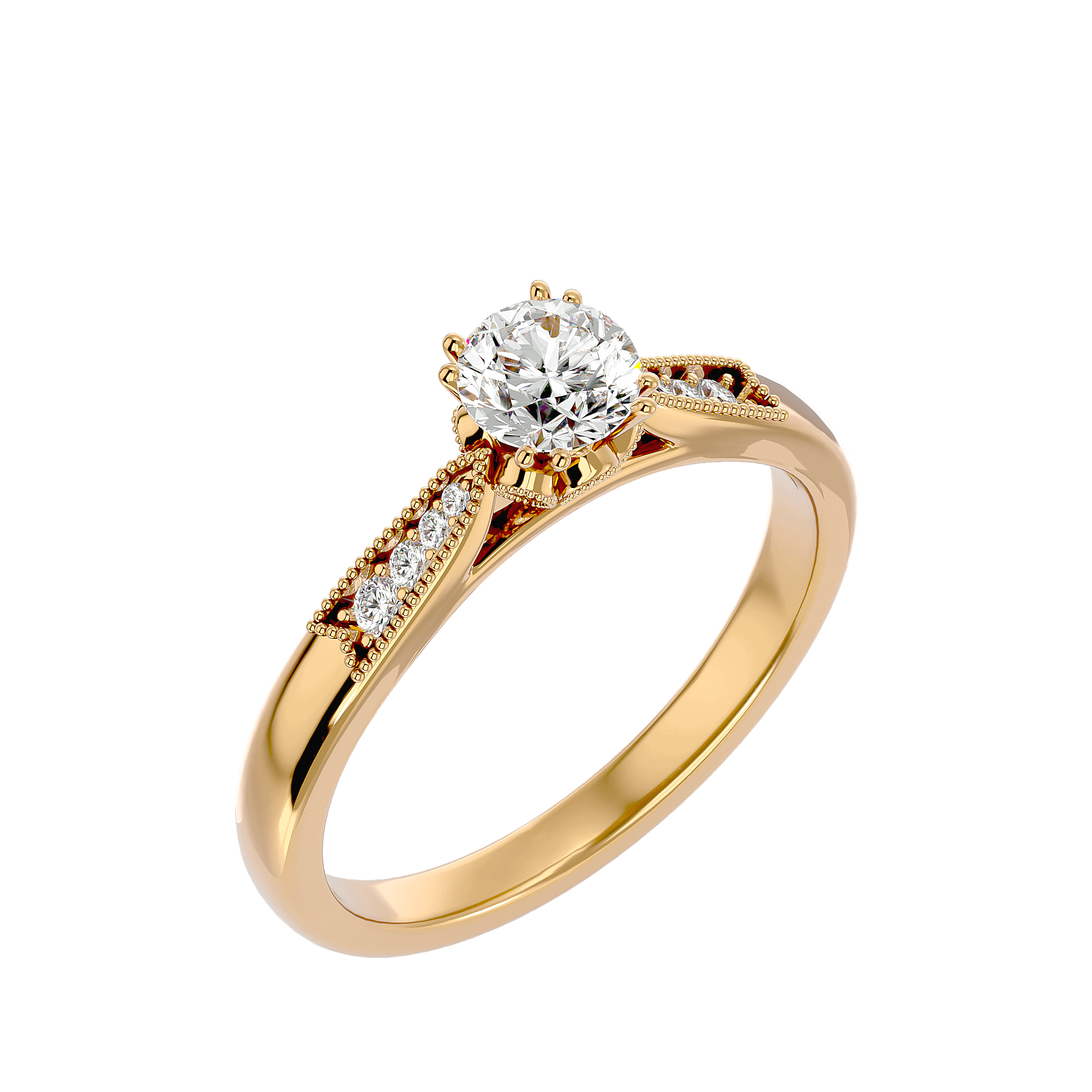 Audrey Diamond Solitaire Ring