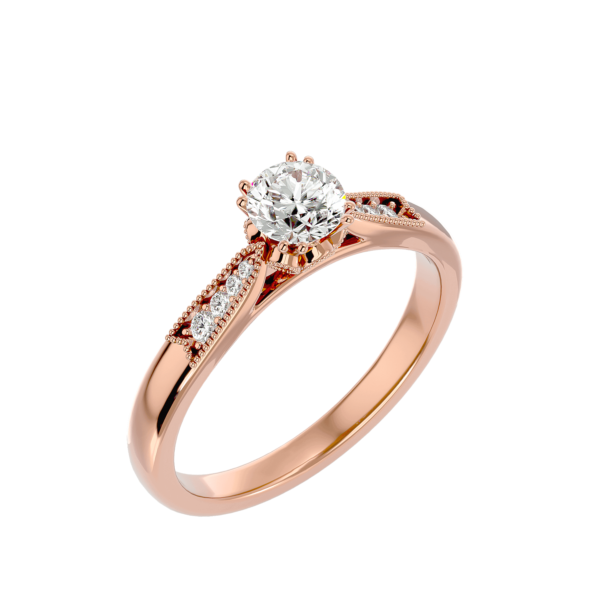 Audrey Diamond Solitaire Ring