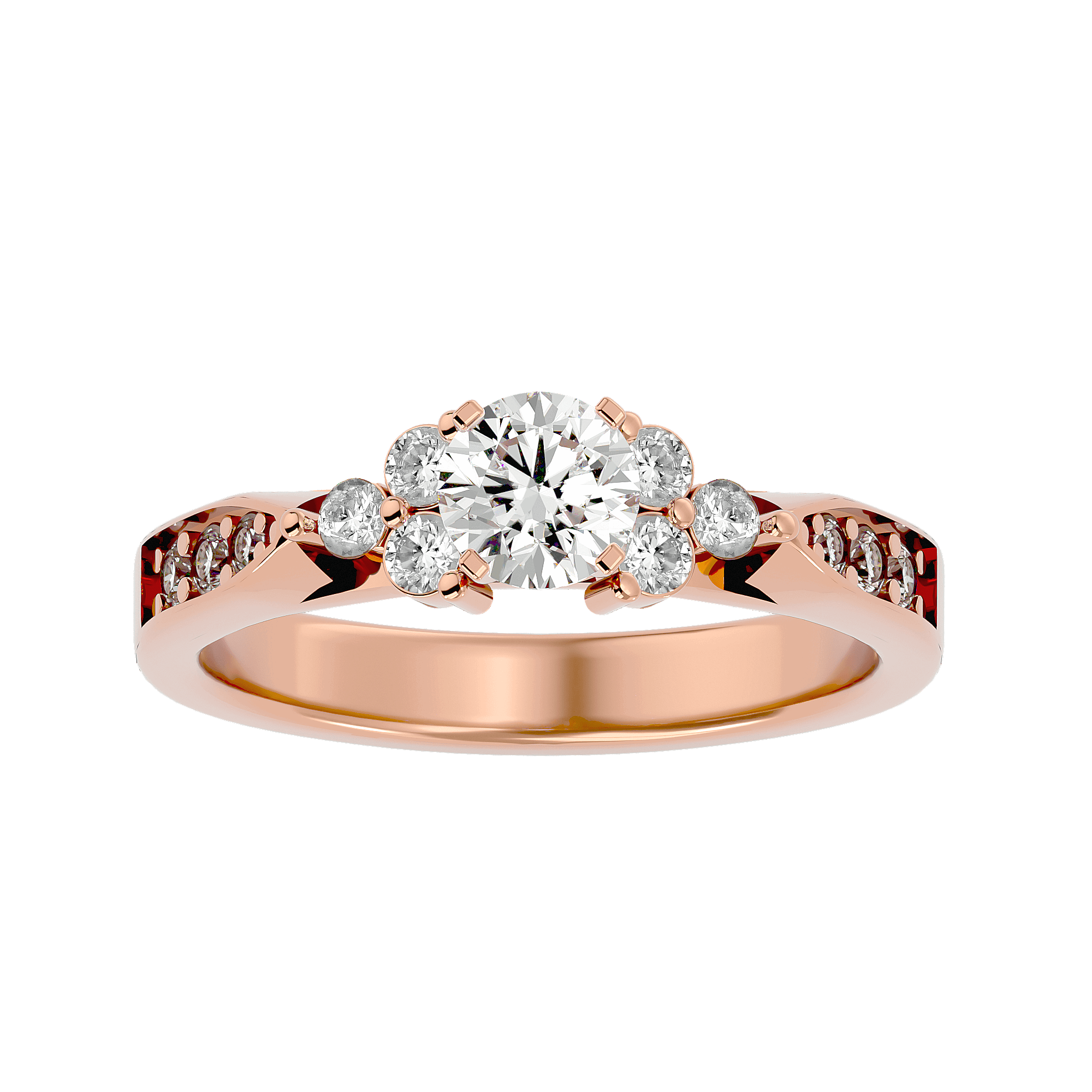 Autumn Diamond Solitaire Ring