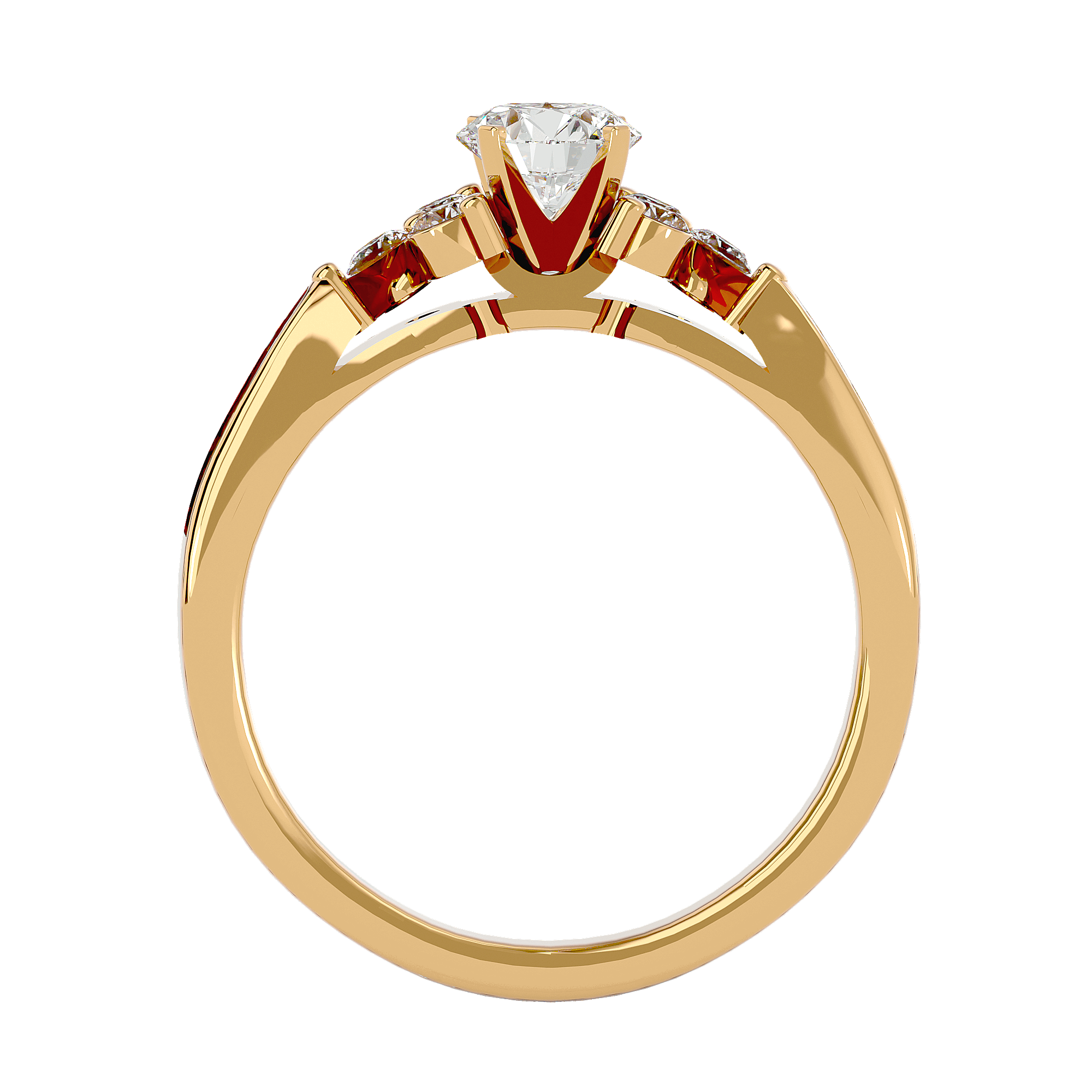Autumn Diamond Solitaire Ring