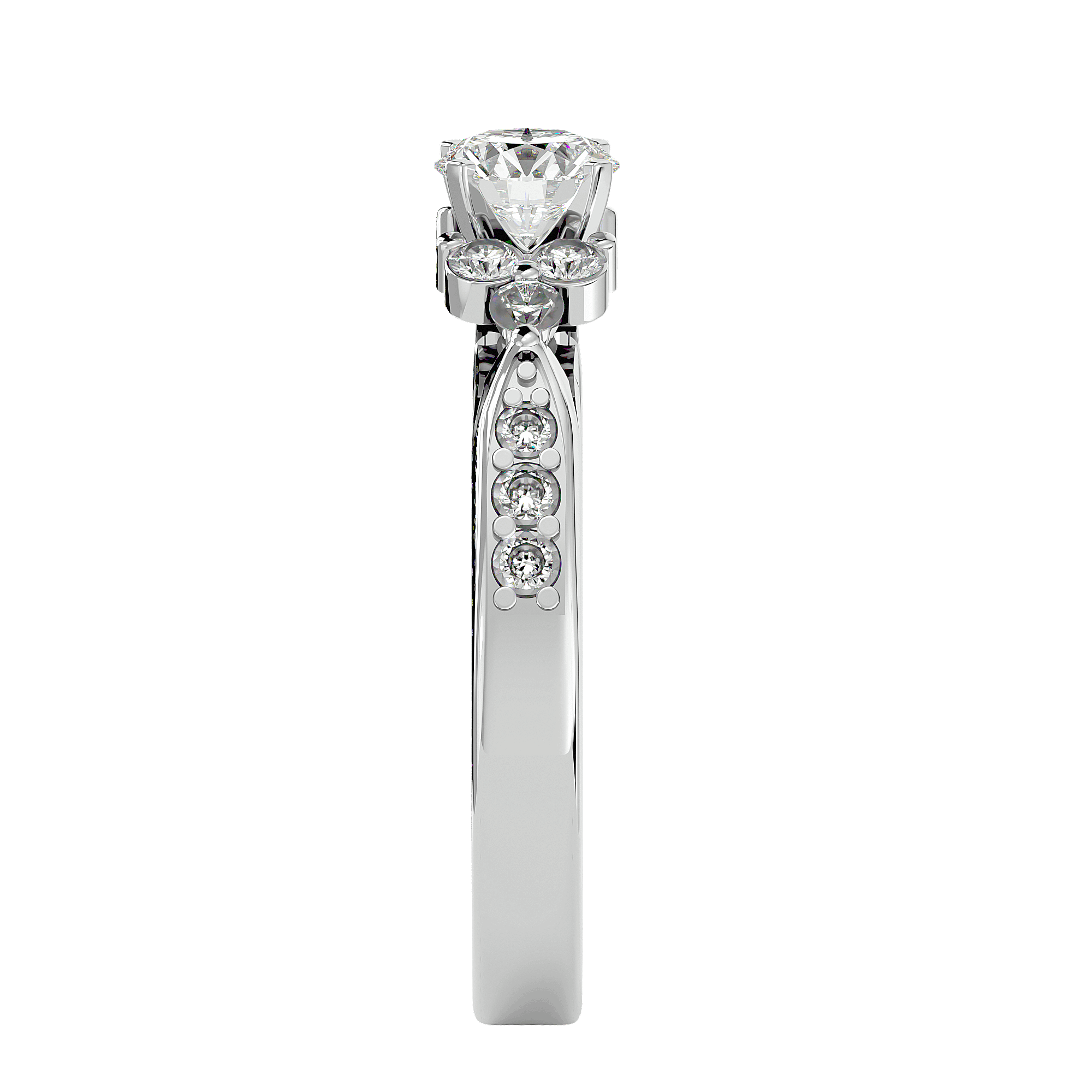 Autumn Diamond Solitaire Ring
