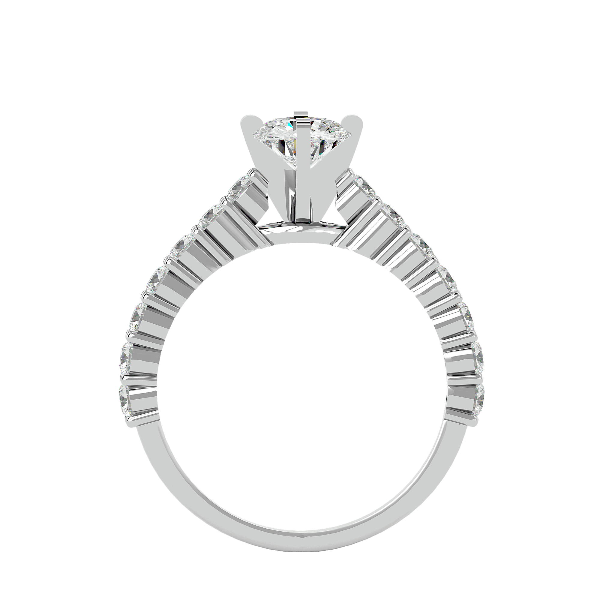 Bizzy Diamond Solitaire Ring