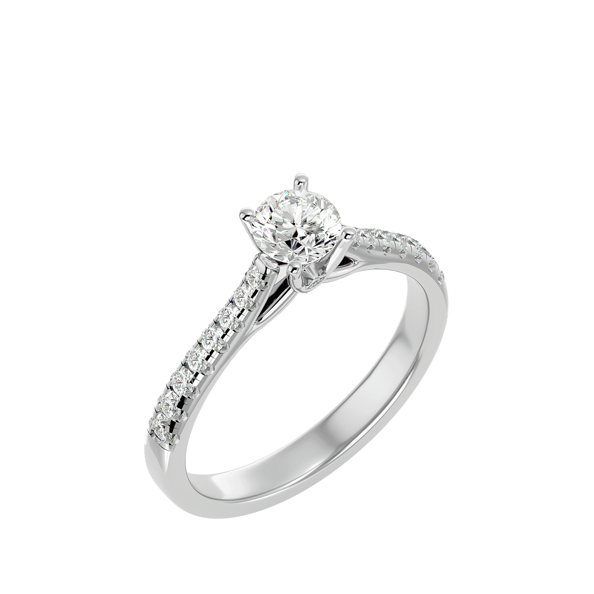 Brittany Diamond Solitaire Ring