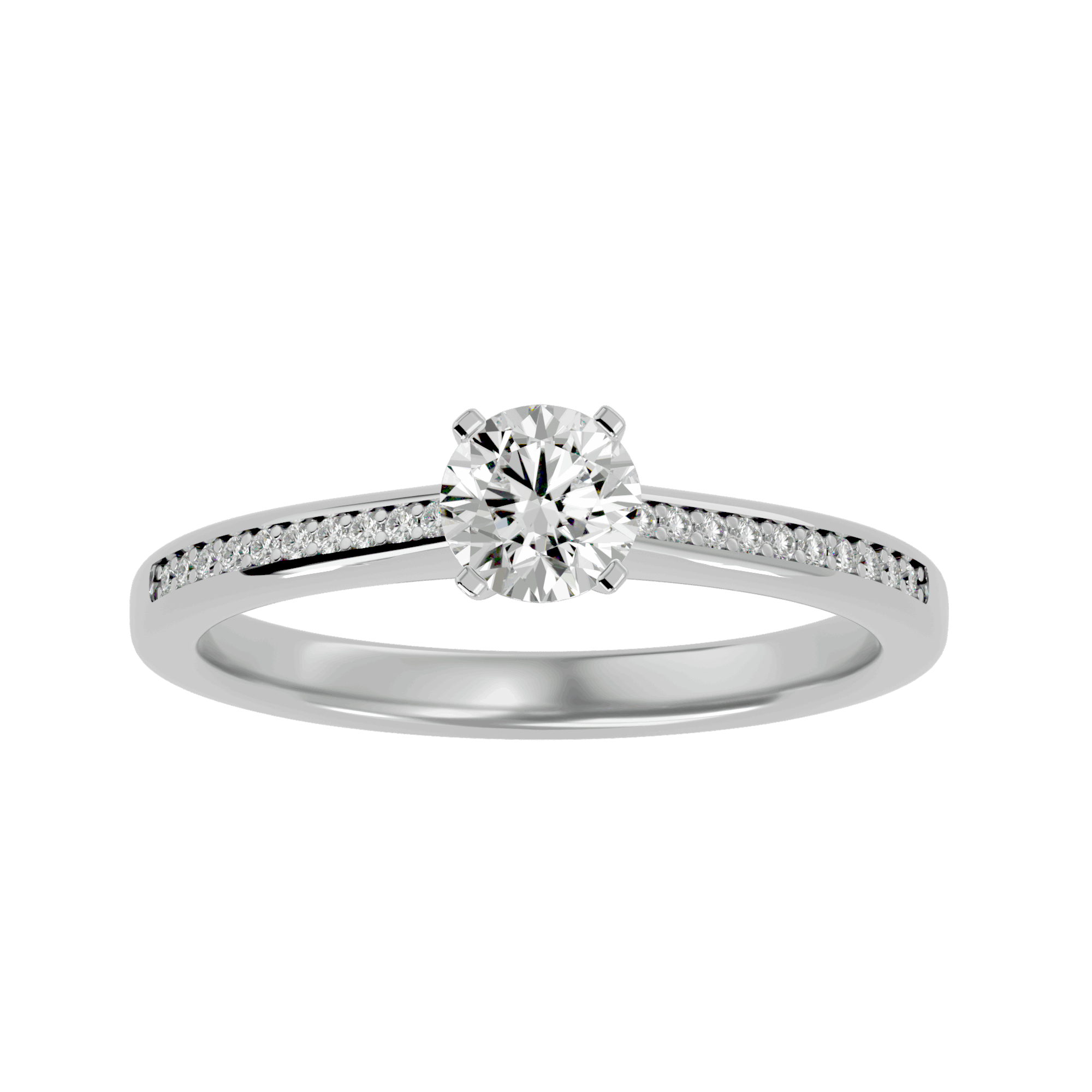 Brooklyn Diamond Solitaire Ring
