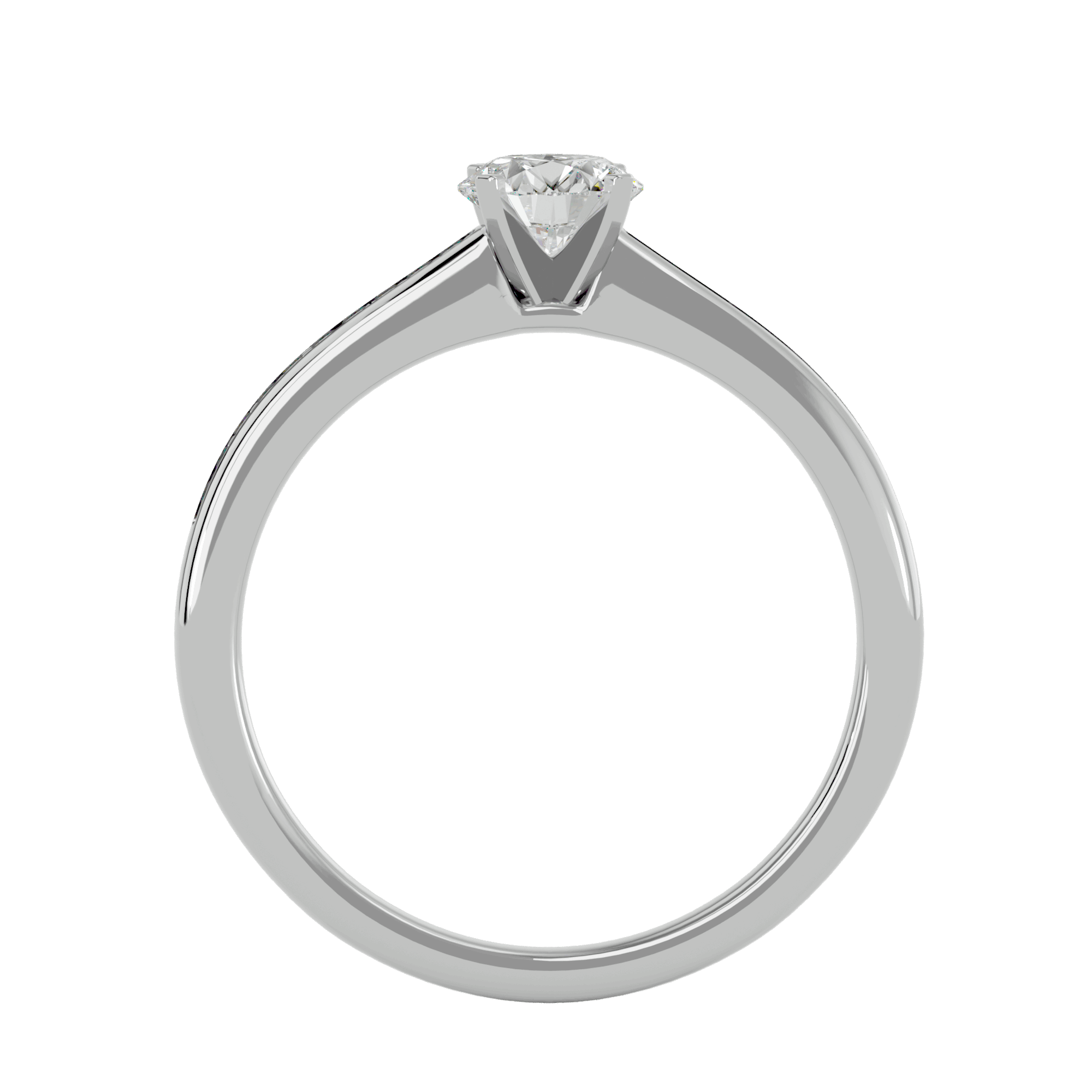 Brooklyn Diamond Solitaire Ring