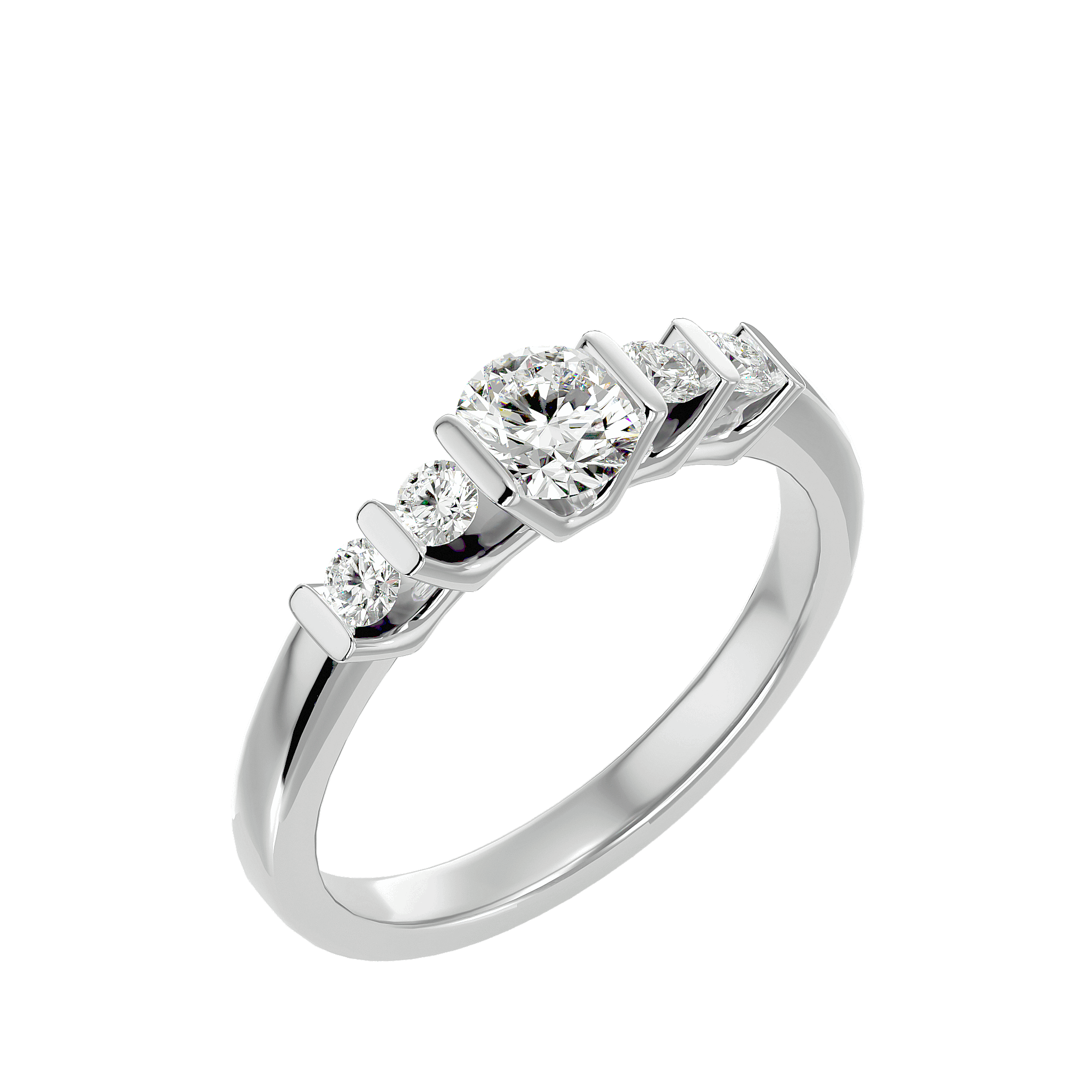 Charlotte Diamond Solitaire Ring