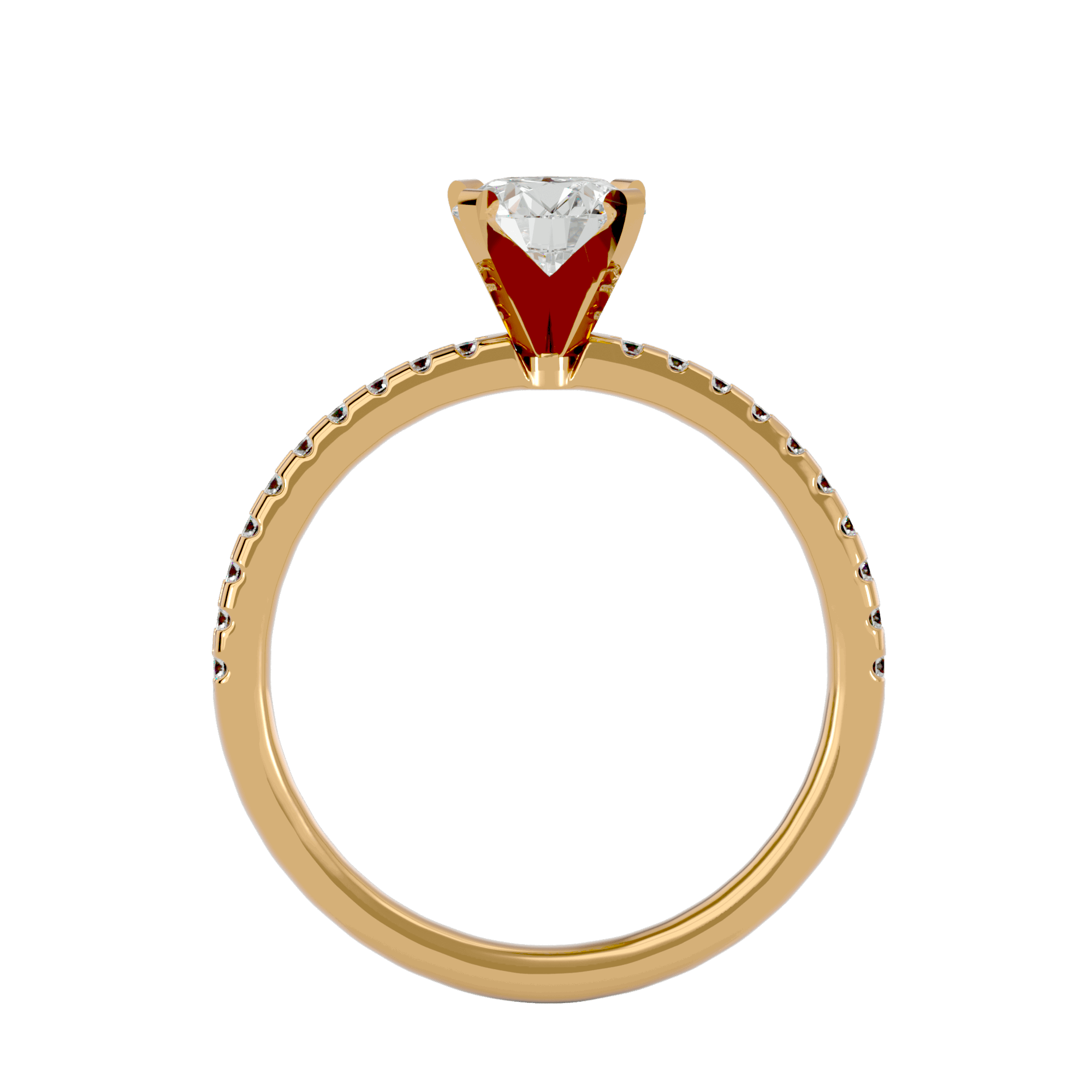 Courtney Diamond Solitaire Ring