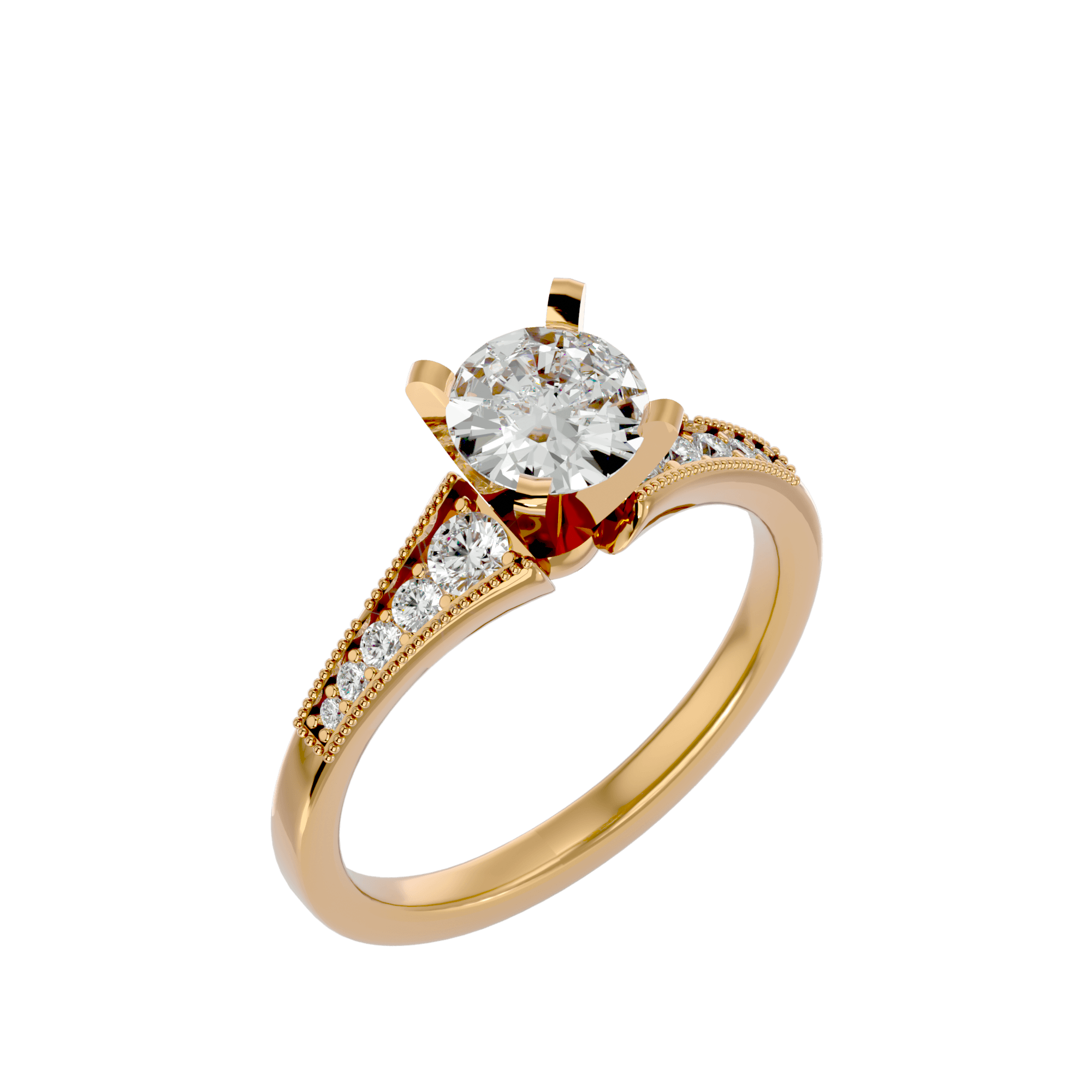 Inara Diamond Solitaire Ring
