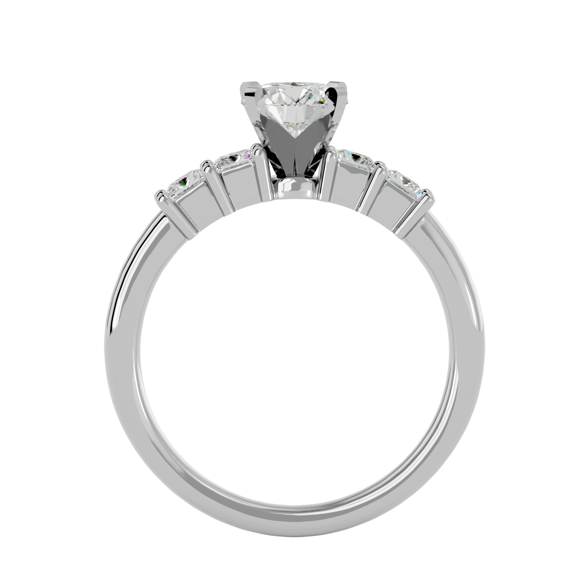 Alyssa Diamond Solitaire Ring
