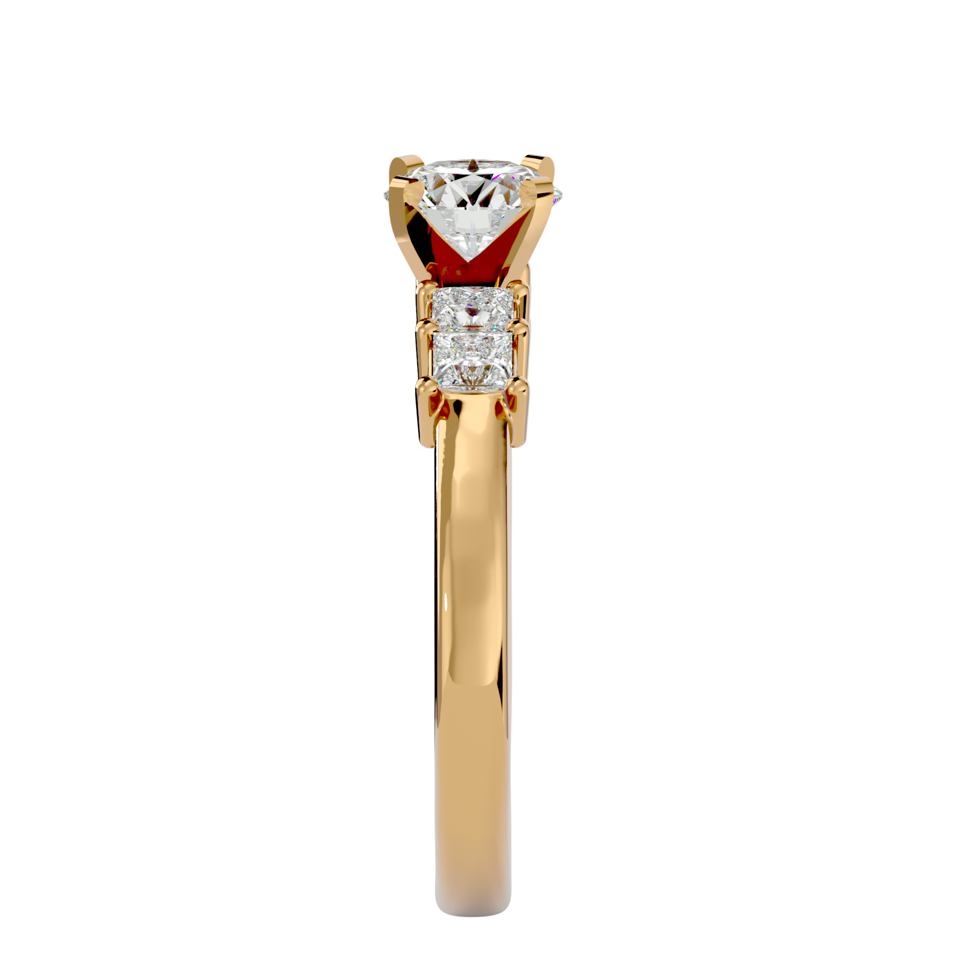 Alyssa Diamond Solitaire Ring