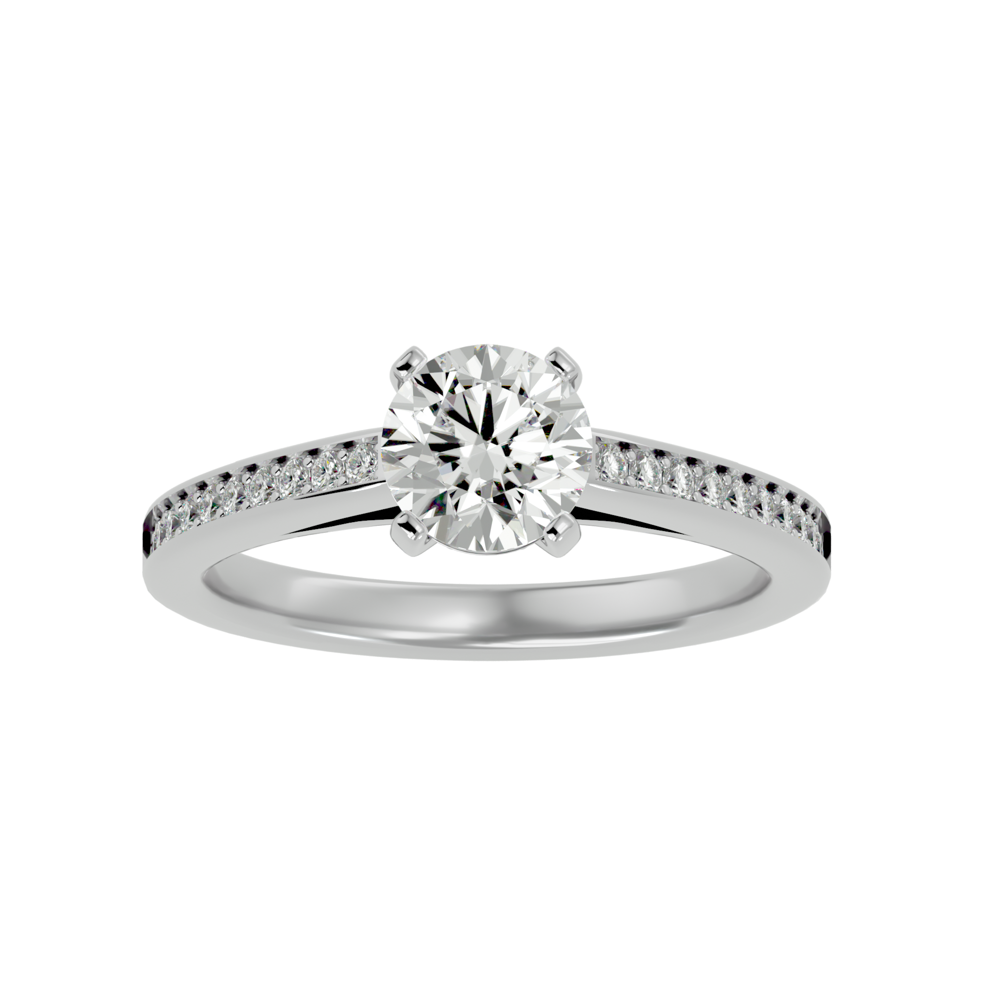 Nora Diamond Solitaire Ring