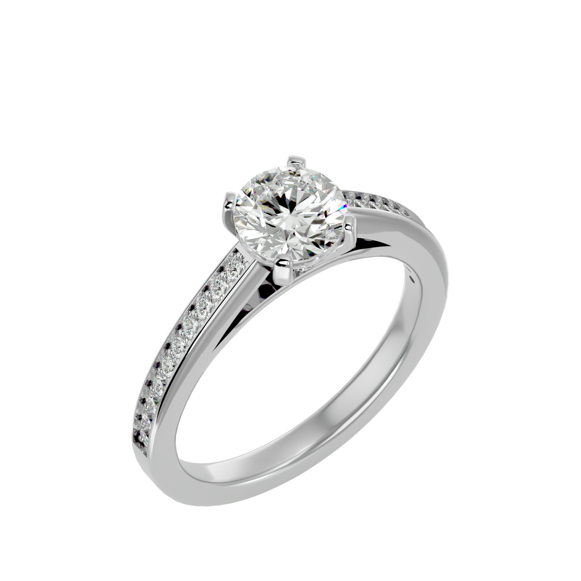 Nora Diamond Solitaire Ring