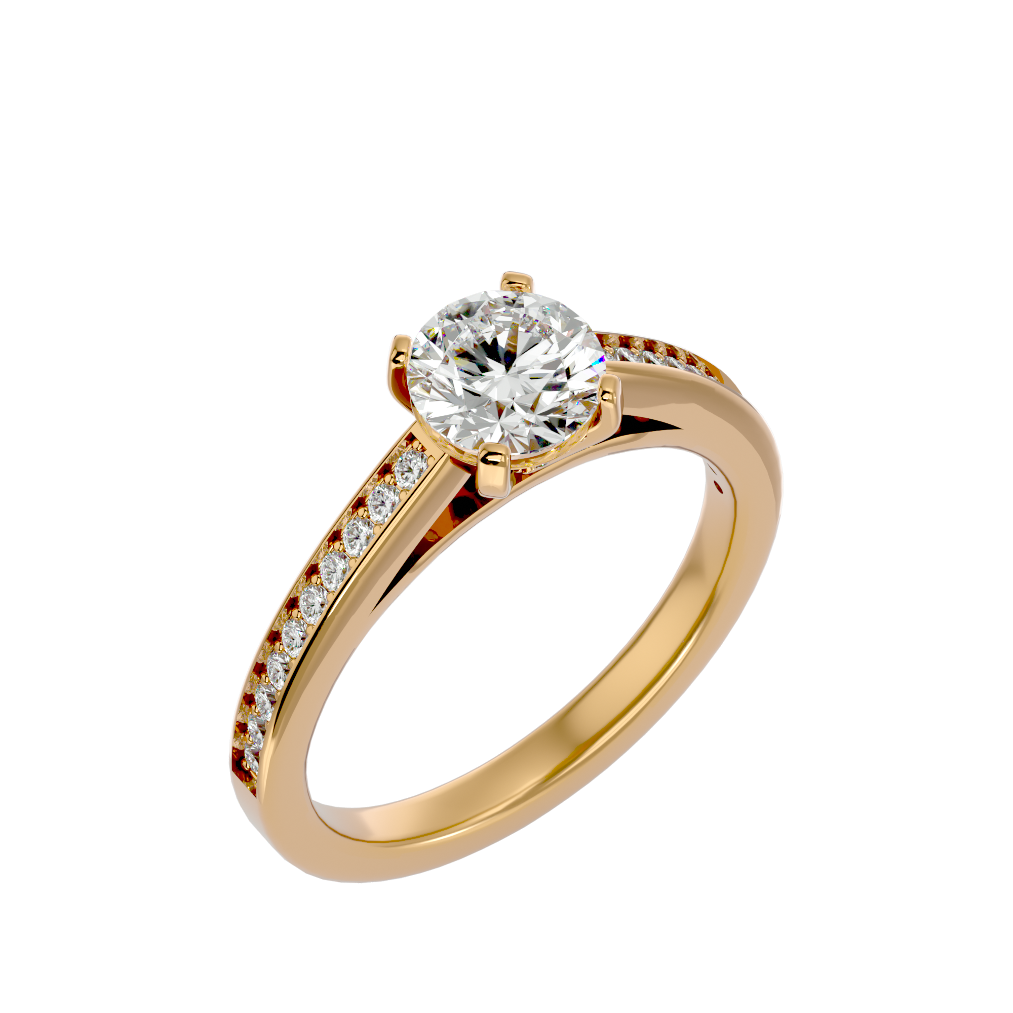 Nora Diamond Solitaire Ring