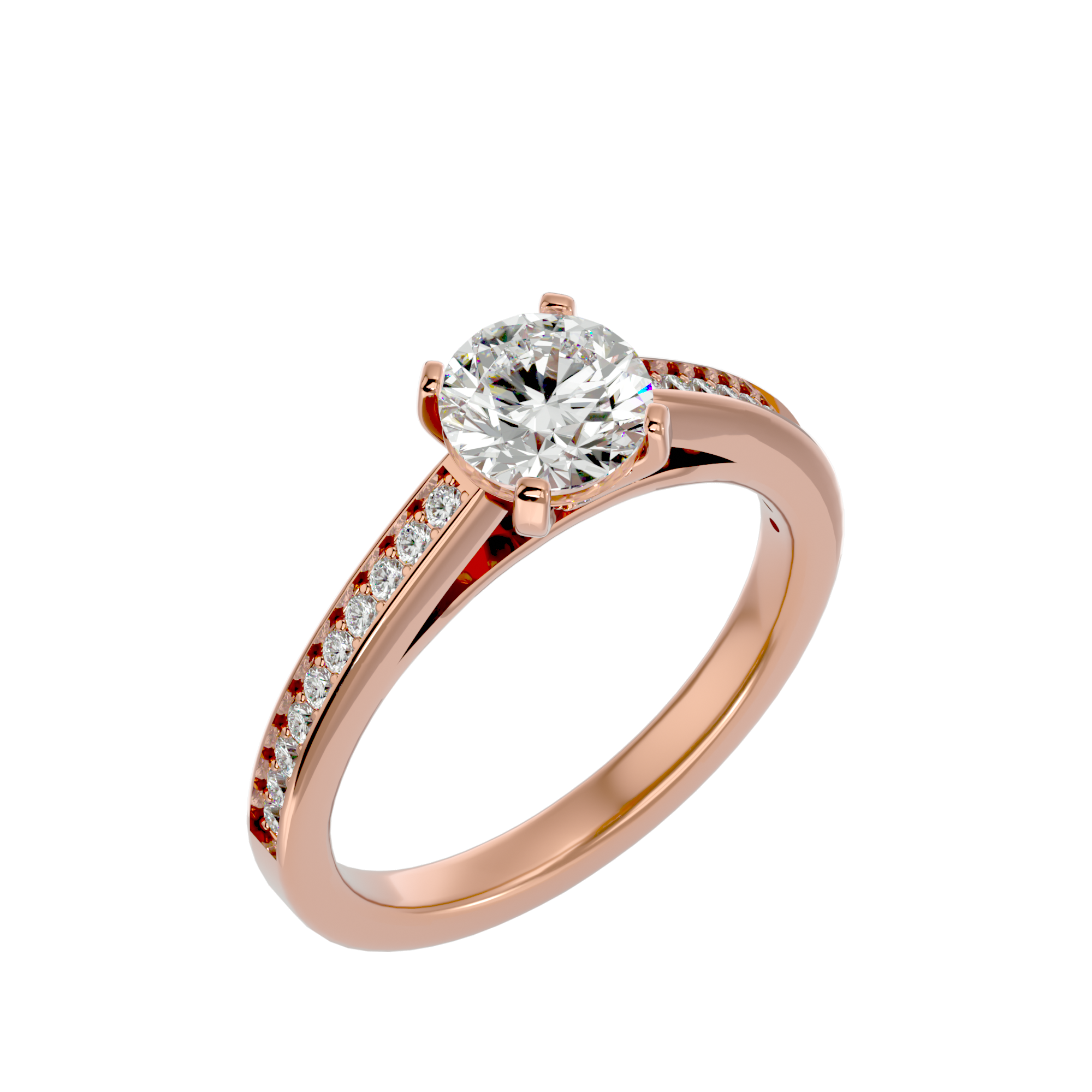 Nora Diamond Solitaire Ring