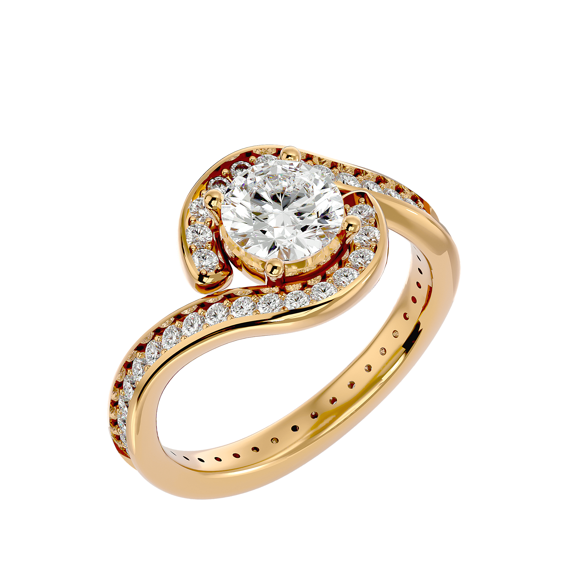 Lorelei Diamond Halo Ring