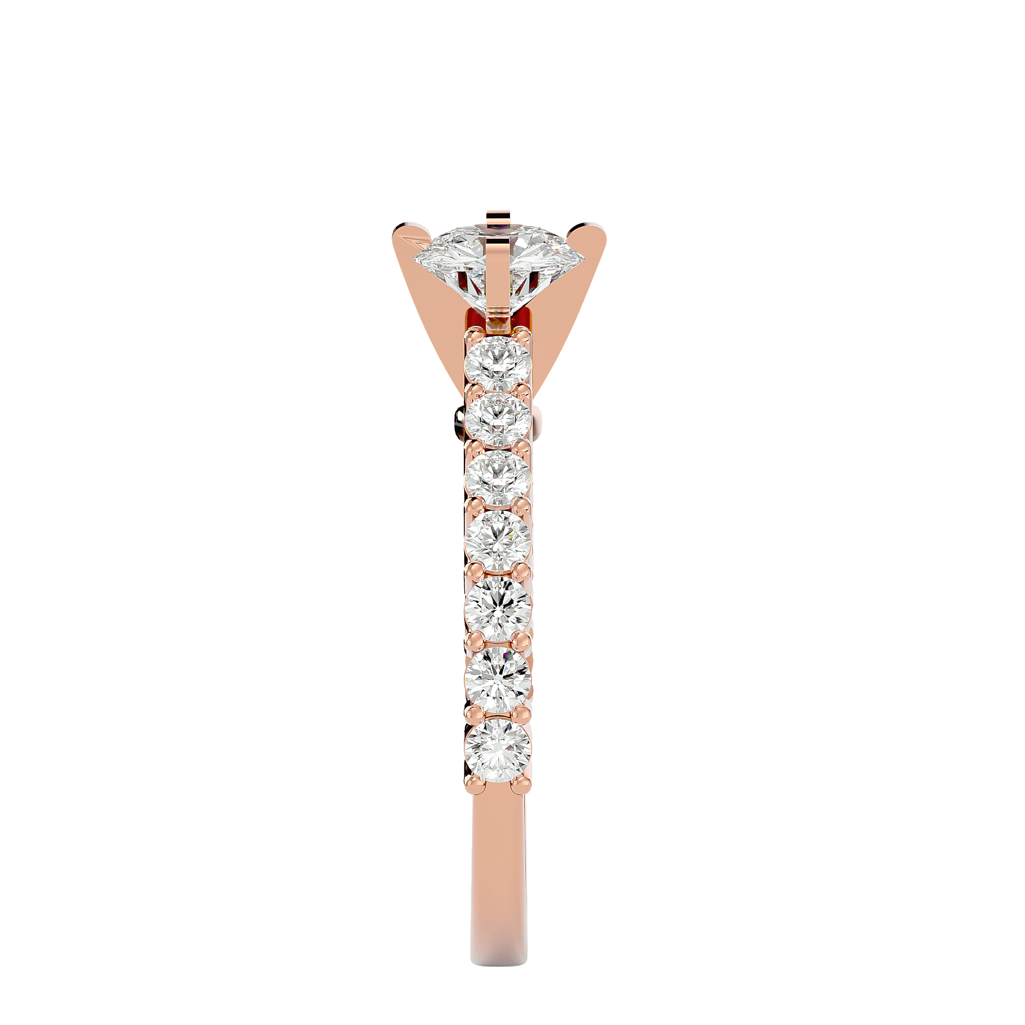 Bizzy Diamond Solitaire Ring
