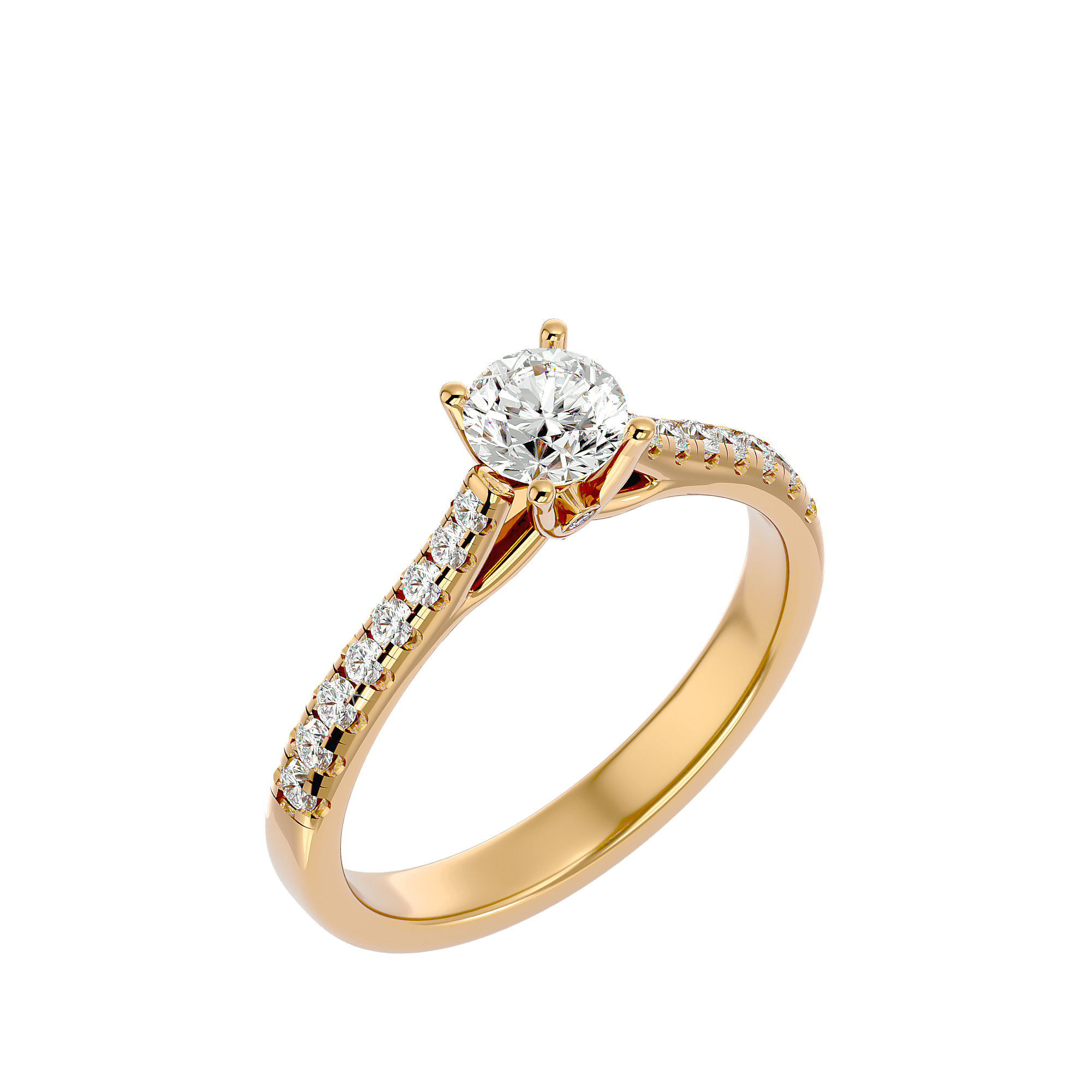 Half Carat Diamond Solitaire Ring