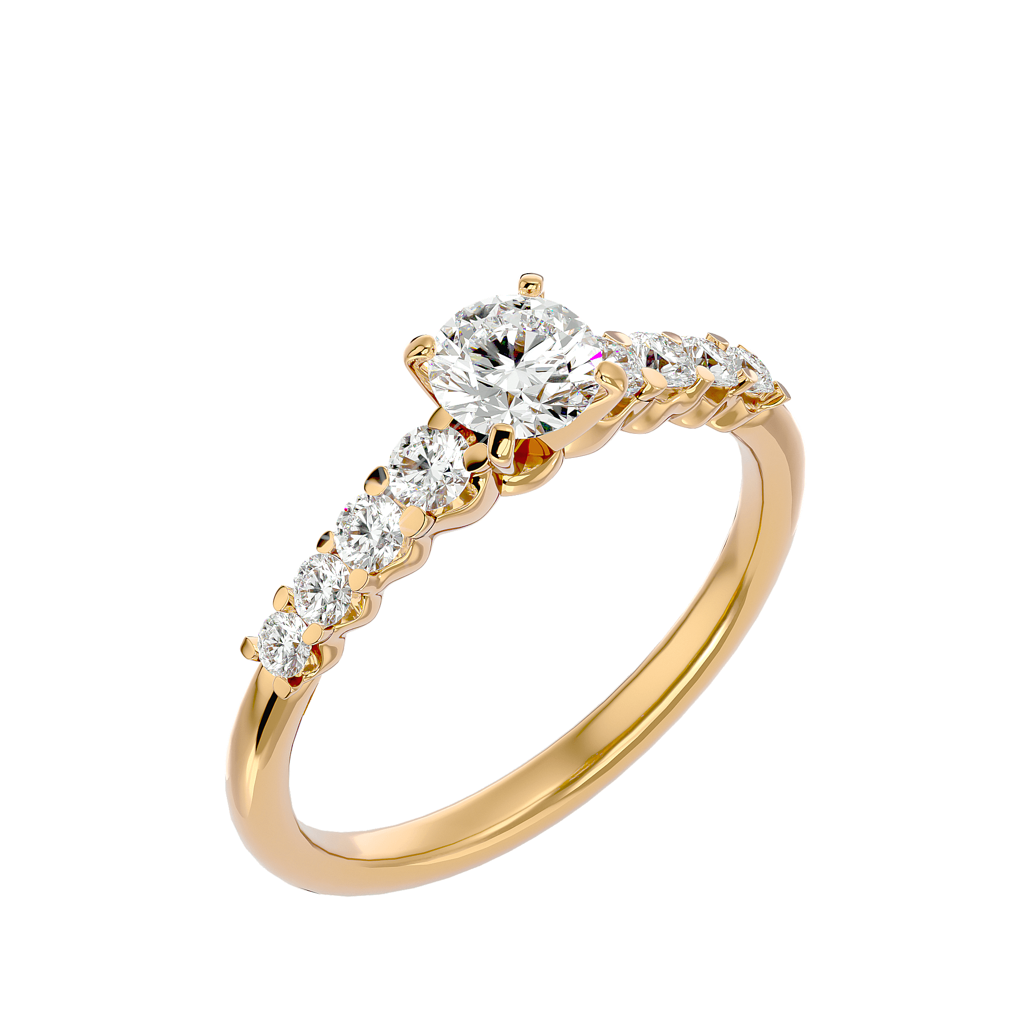 Round Diamond Solitaire Ring