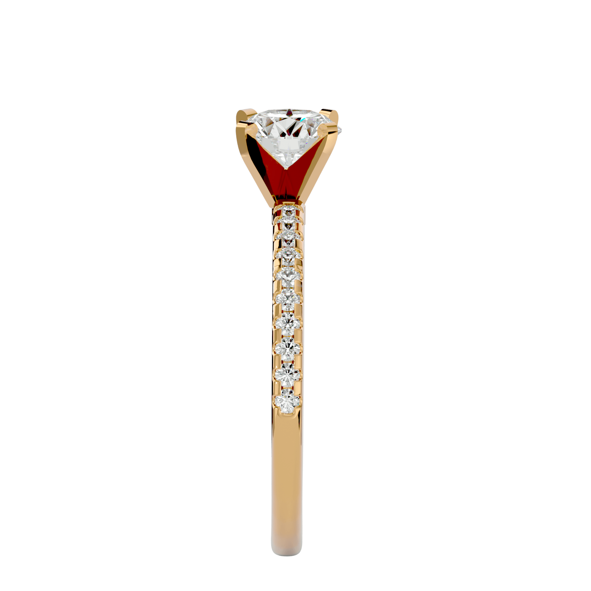 Courtney Diamond Solitaire Ring