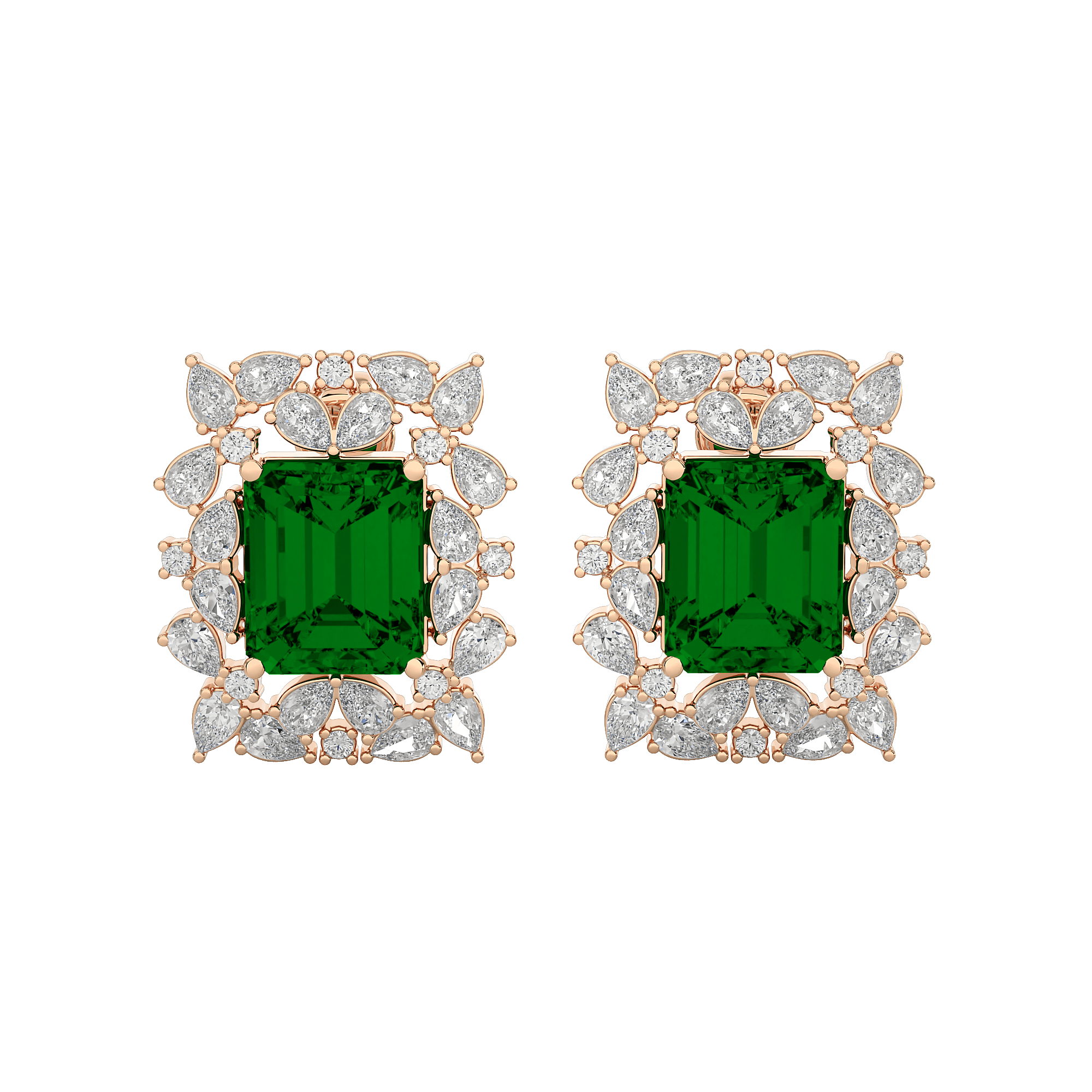 Rayne Diamond Gemstone Earrings