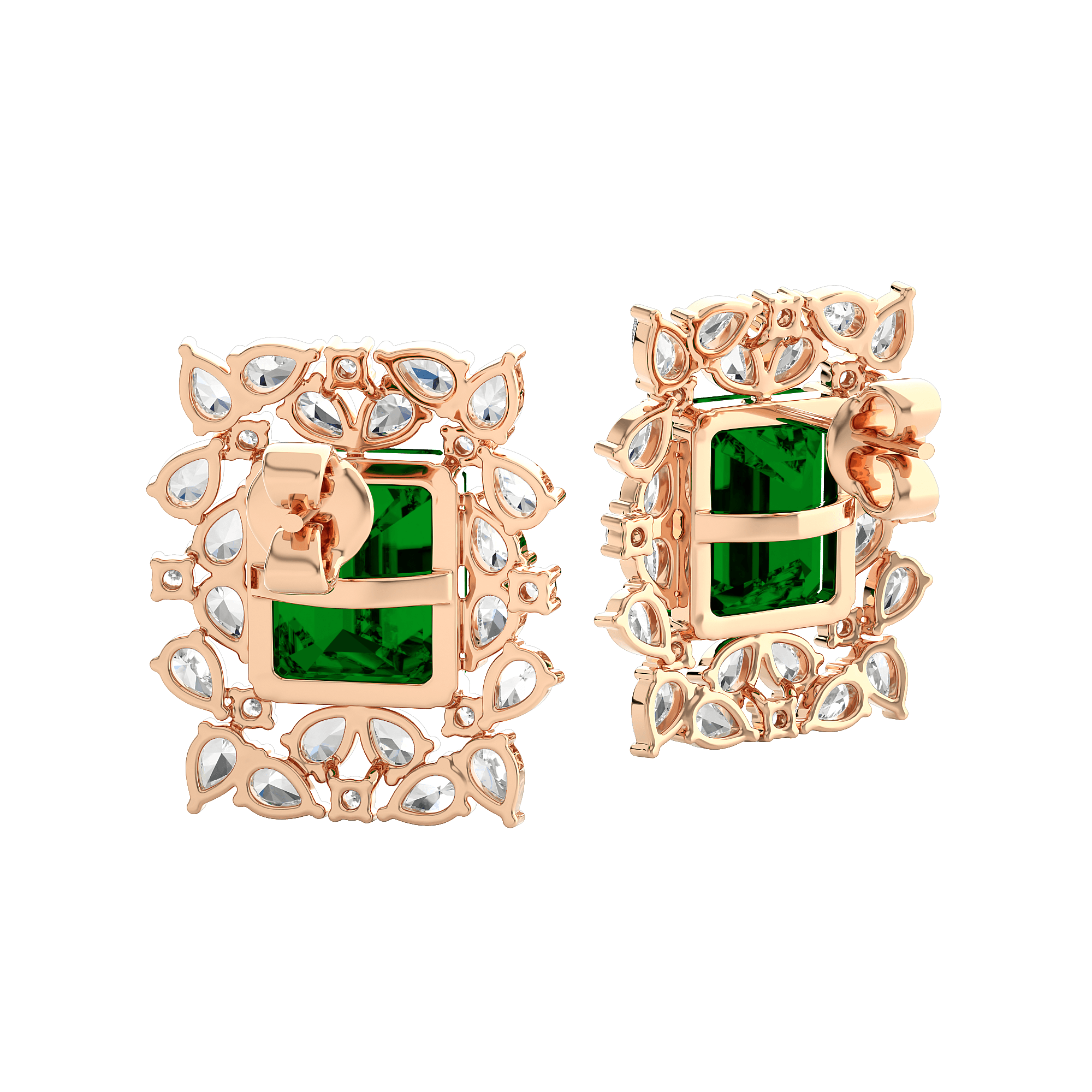 Rayne Diamond Gemstone Earrings