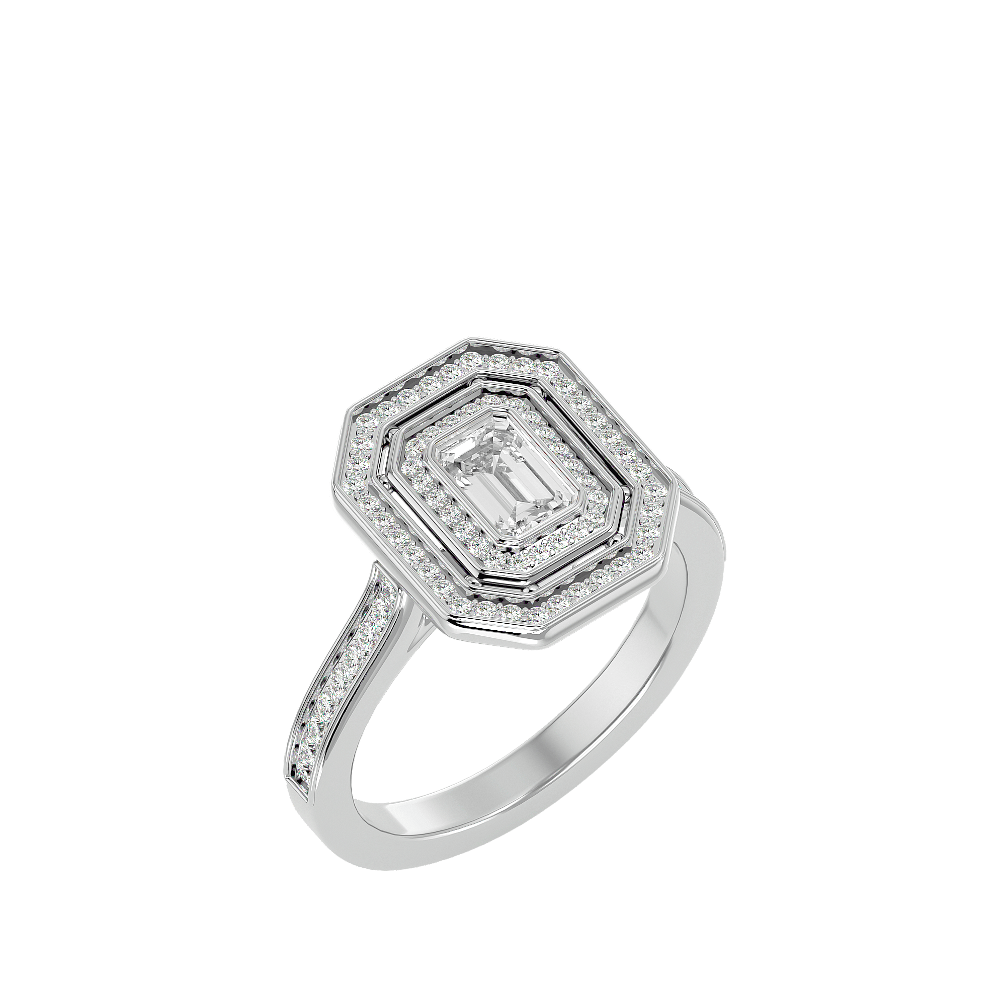 Paola Diamond Halo Ring