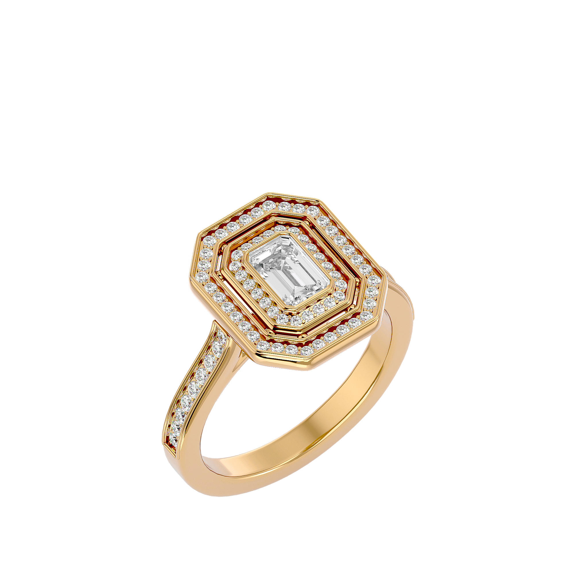 Paola Diamond Halo Ring