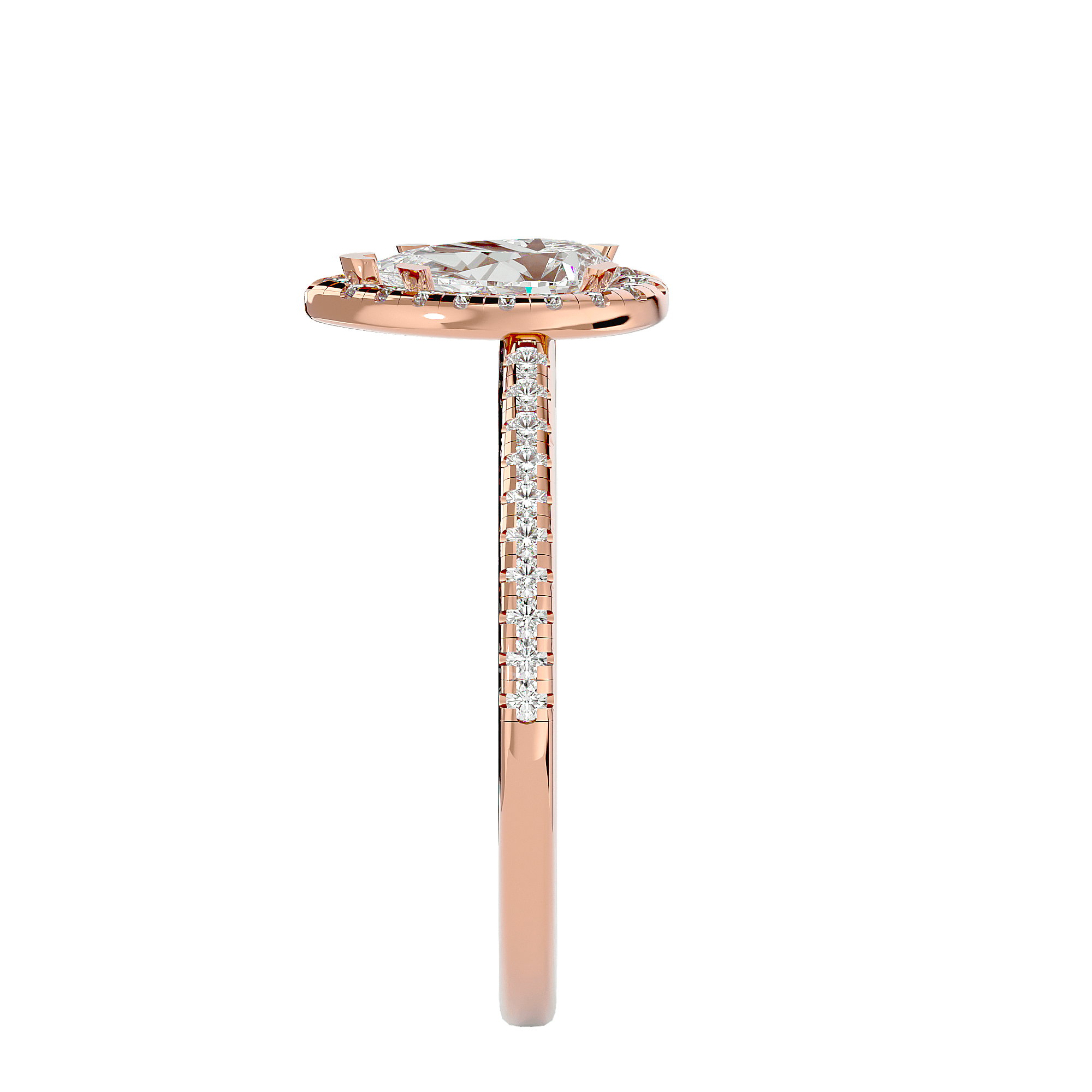 Cecelia Diamond Halo Ring