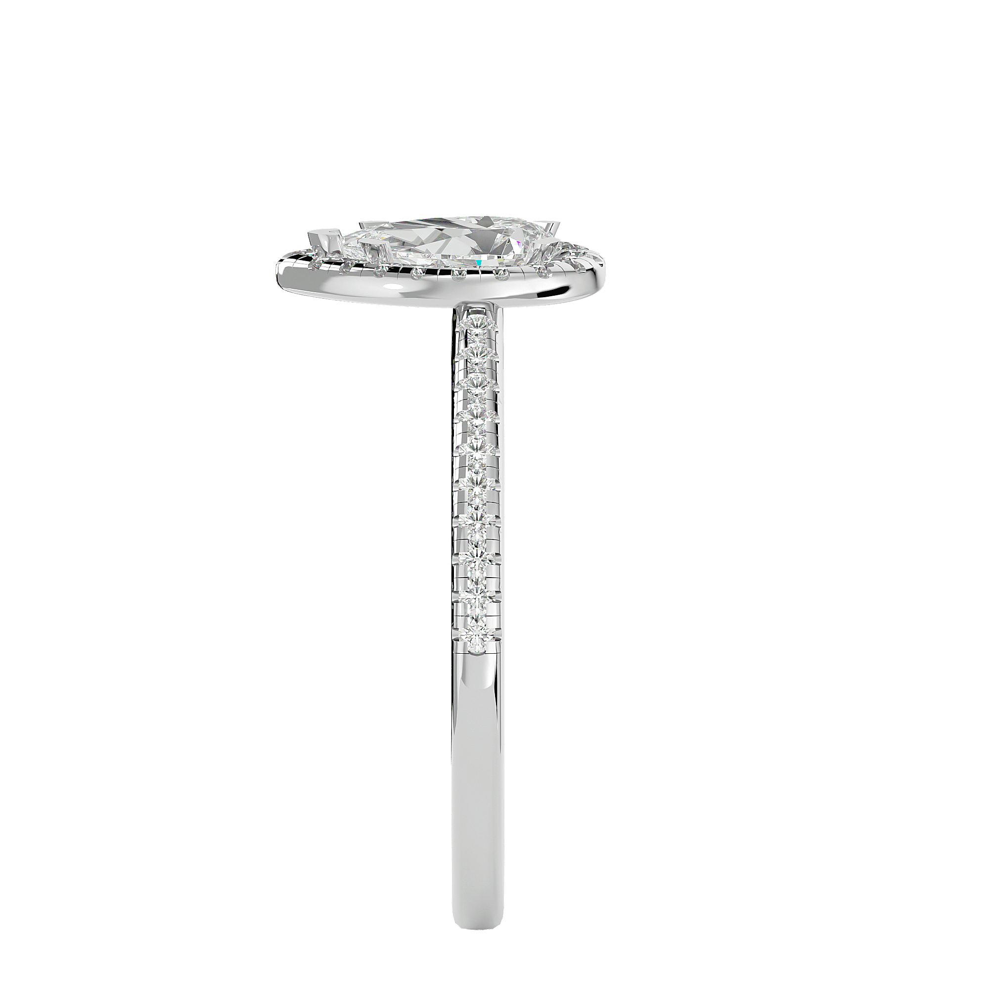 Cecelia Diamond Halo Ring