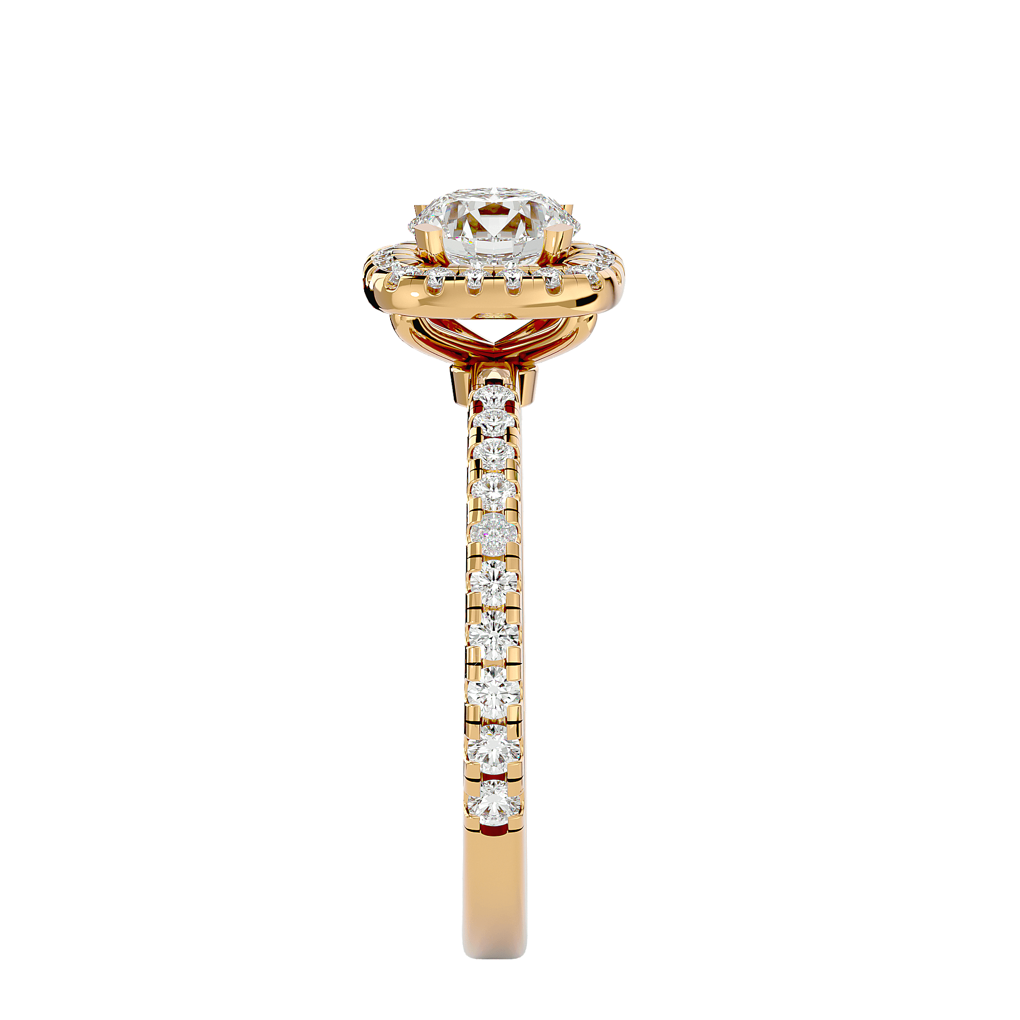 Claire Diamond Halo Ring