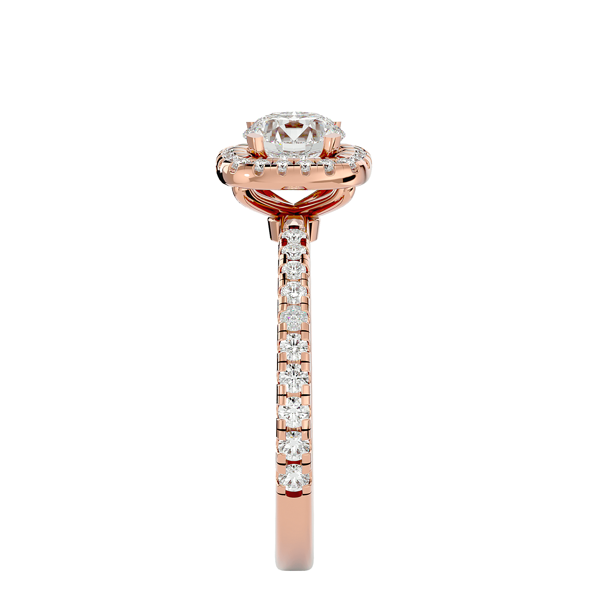 Claire Diamond Halo Ring