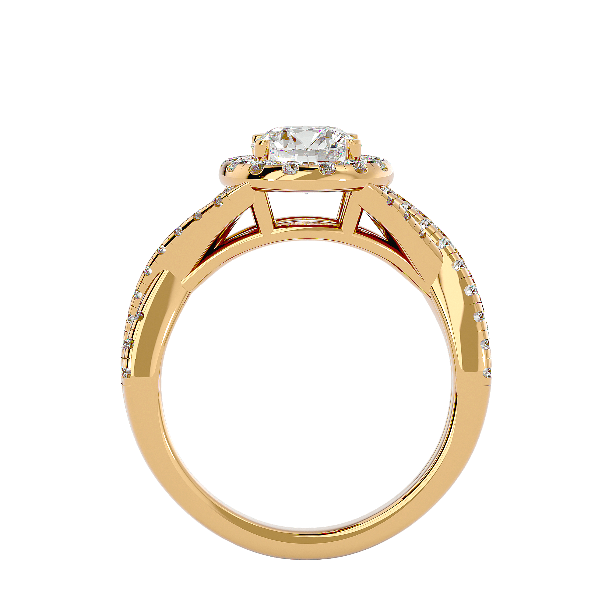 Janessa Diamond Halo Ring