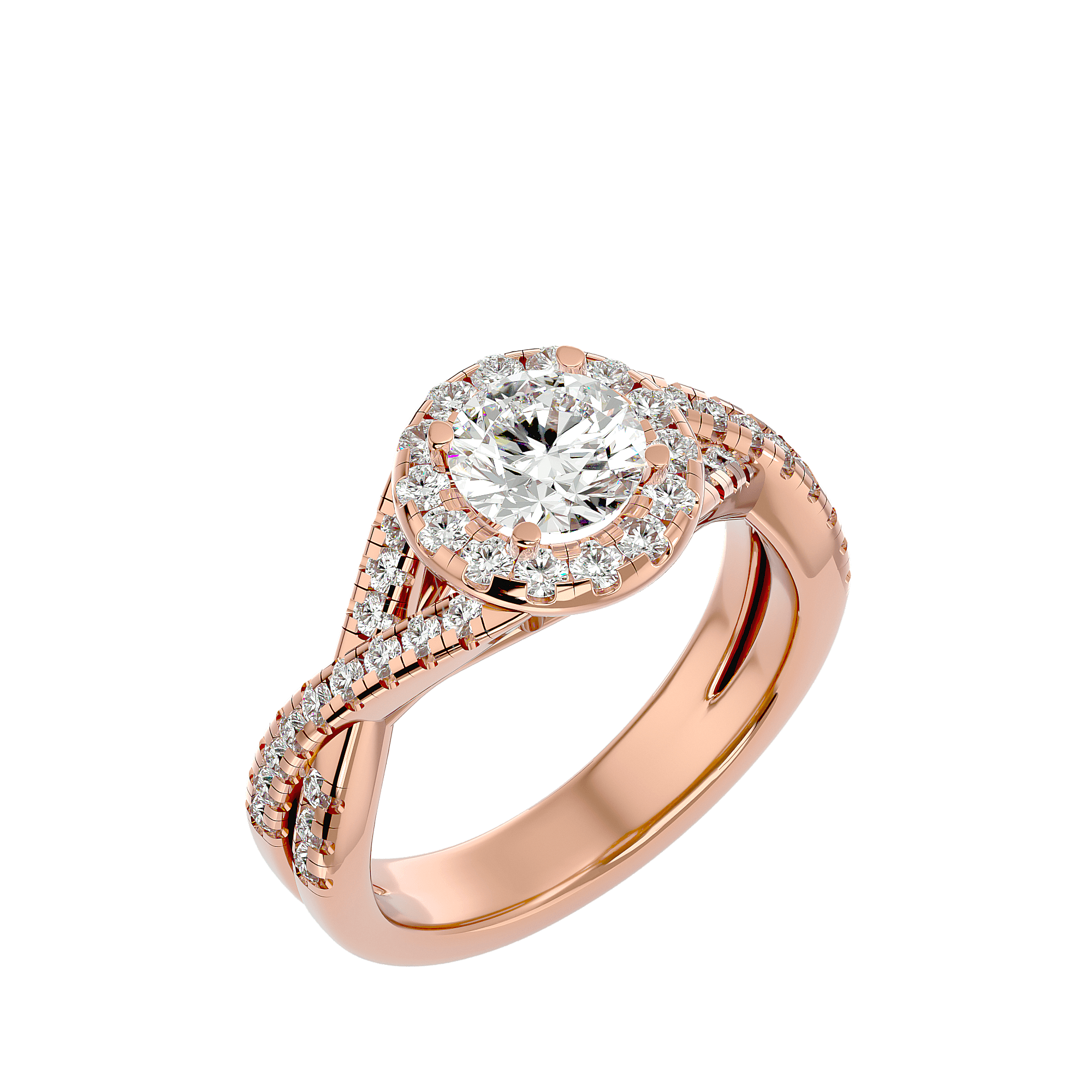 Janessa Diamond Halo Ring