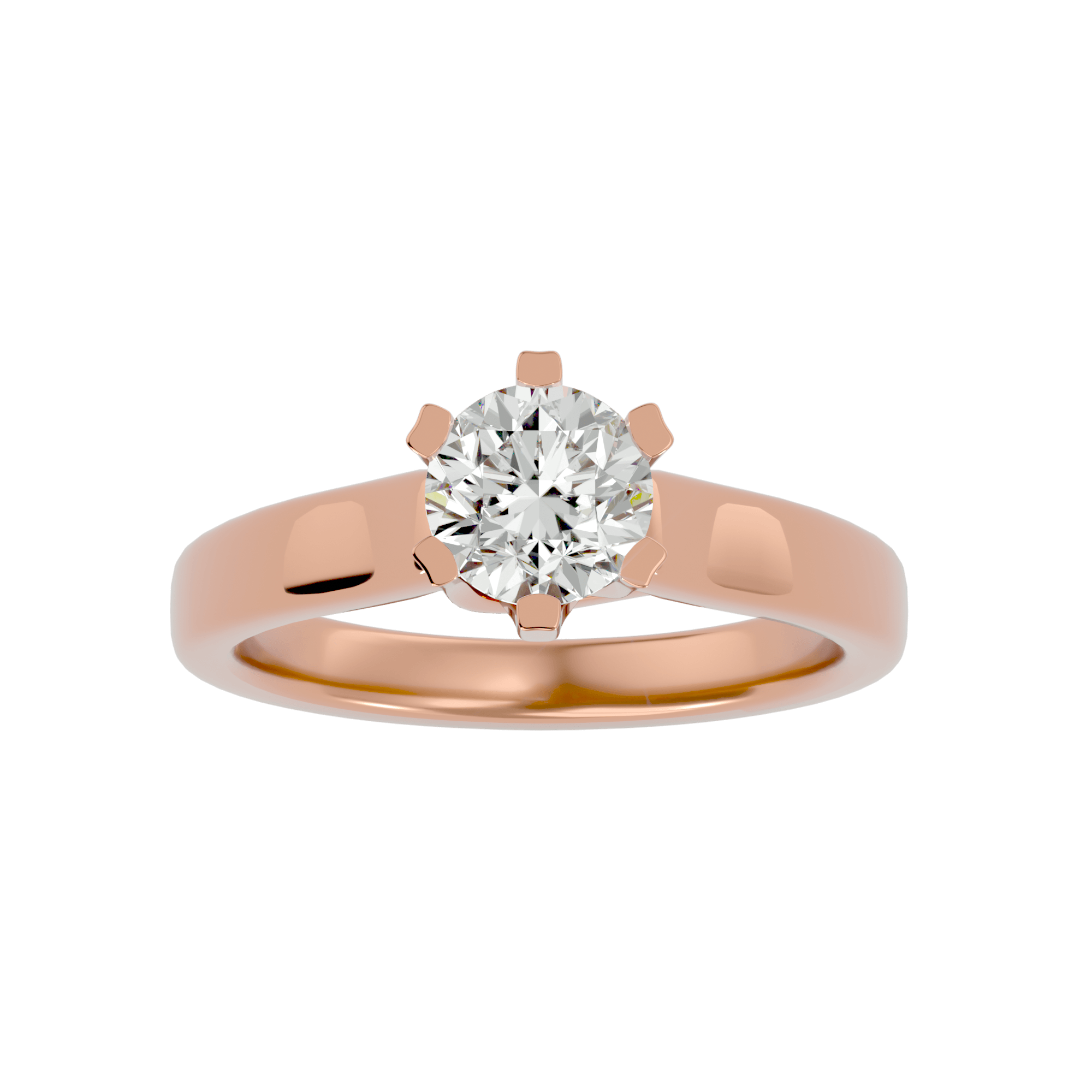 Leah Single Solitaire Ring