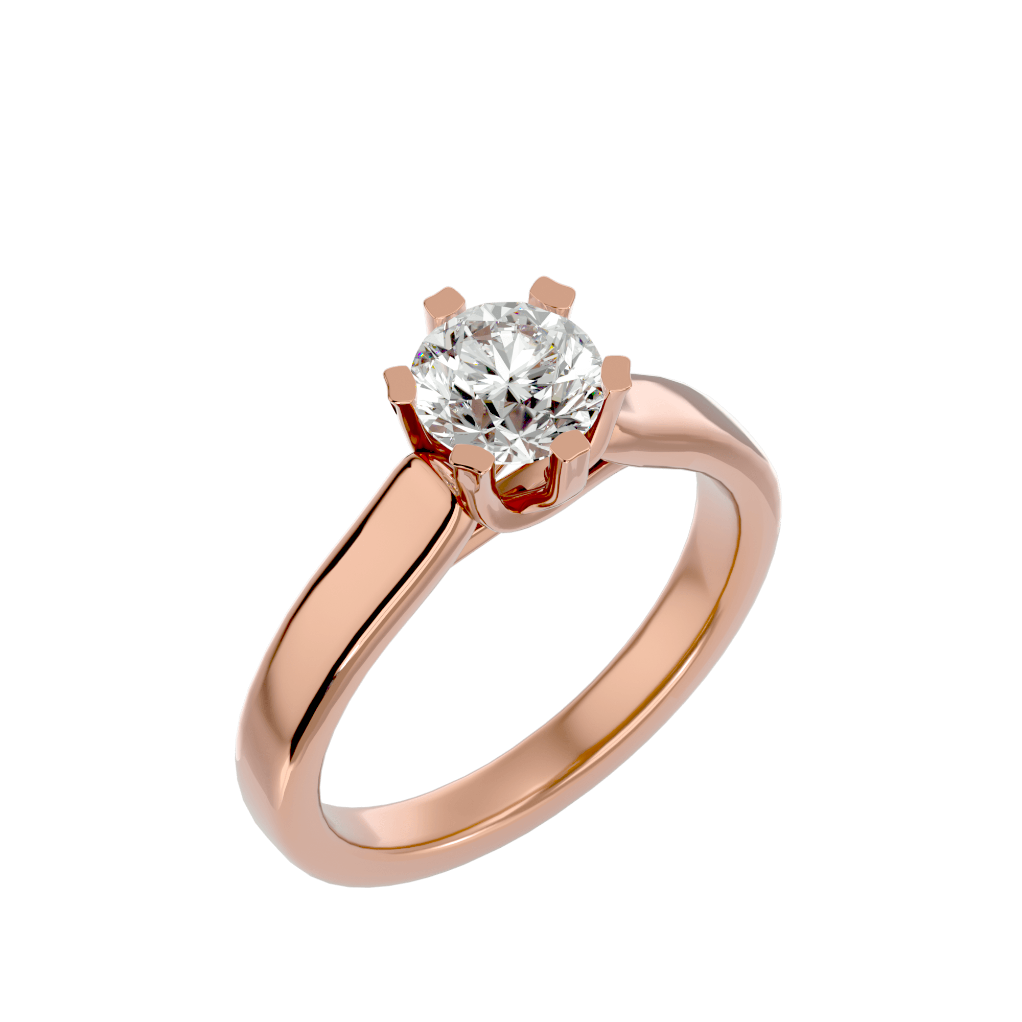 Leah Single Solitaire Ring