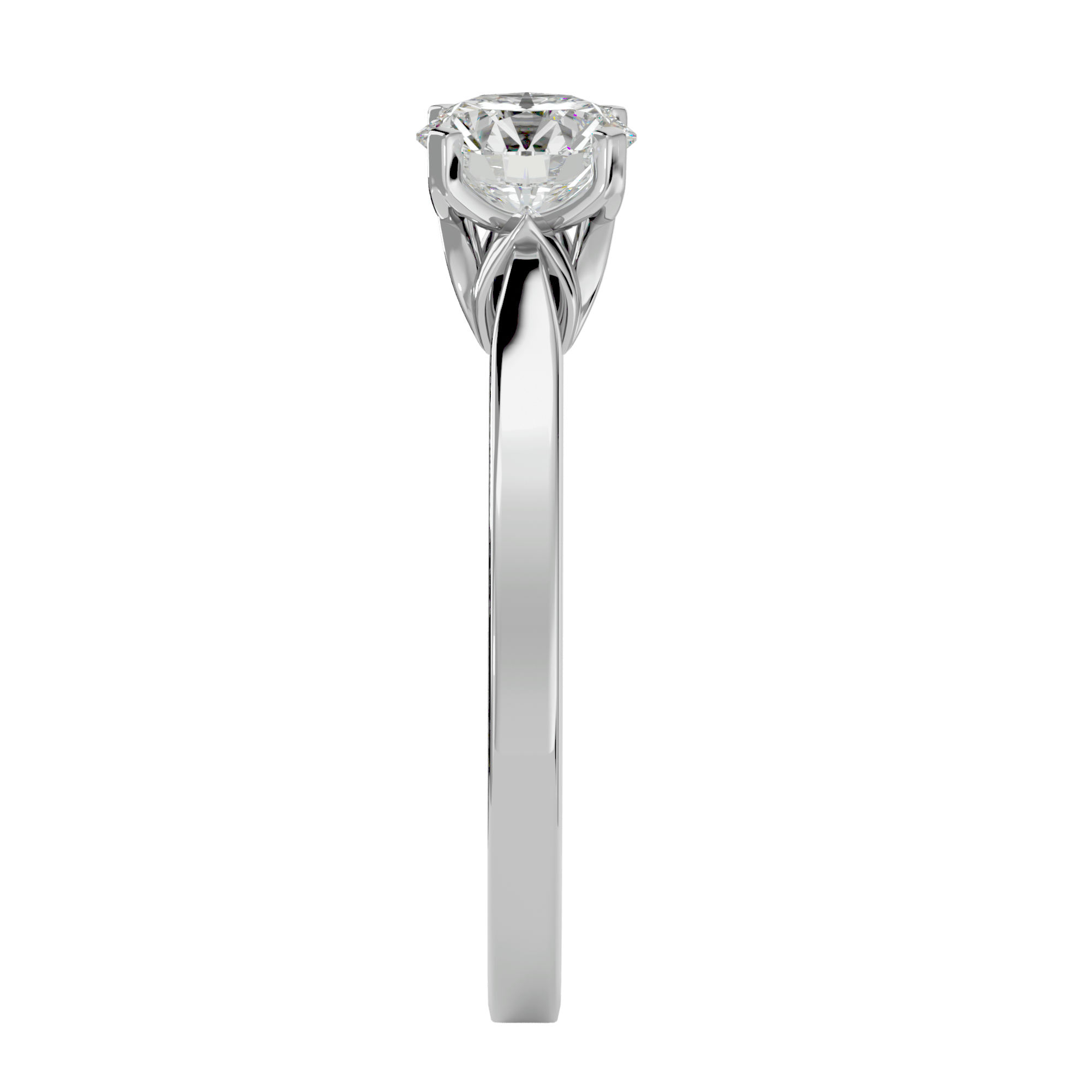 Flora Single Solitaire Ring
