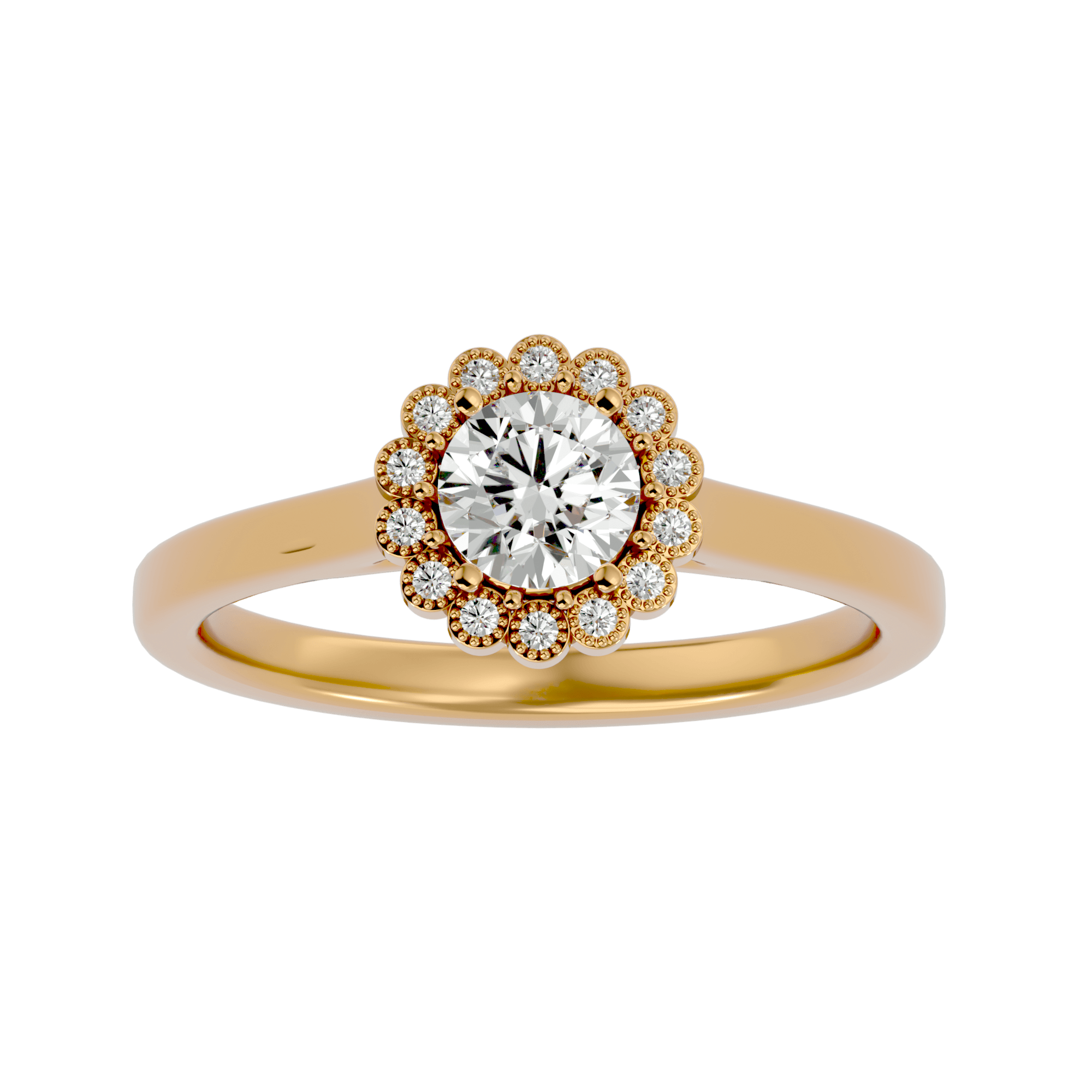 Robin Diamond Halo Ring