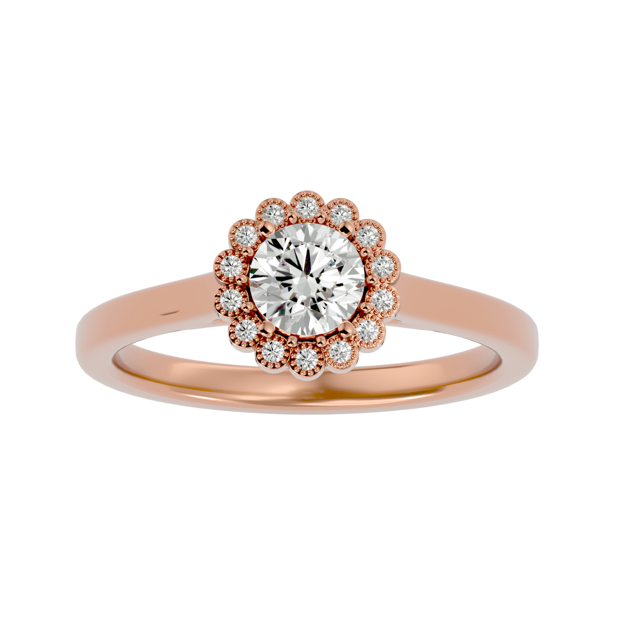 Robin Diamond Halo Ring
