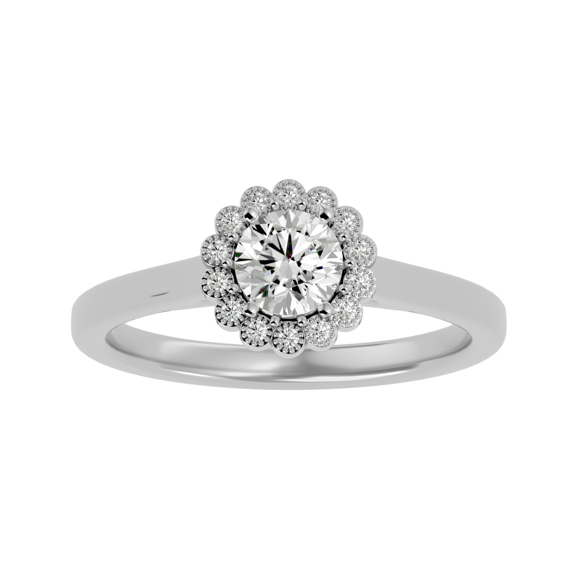 Robin Diamond Halo Ring