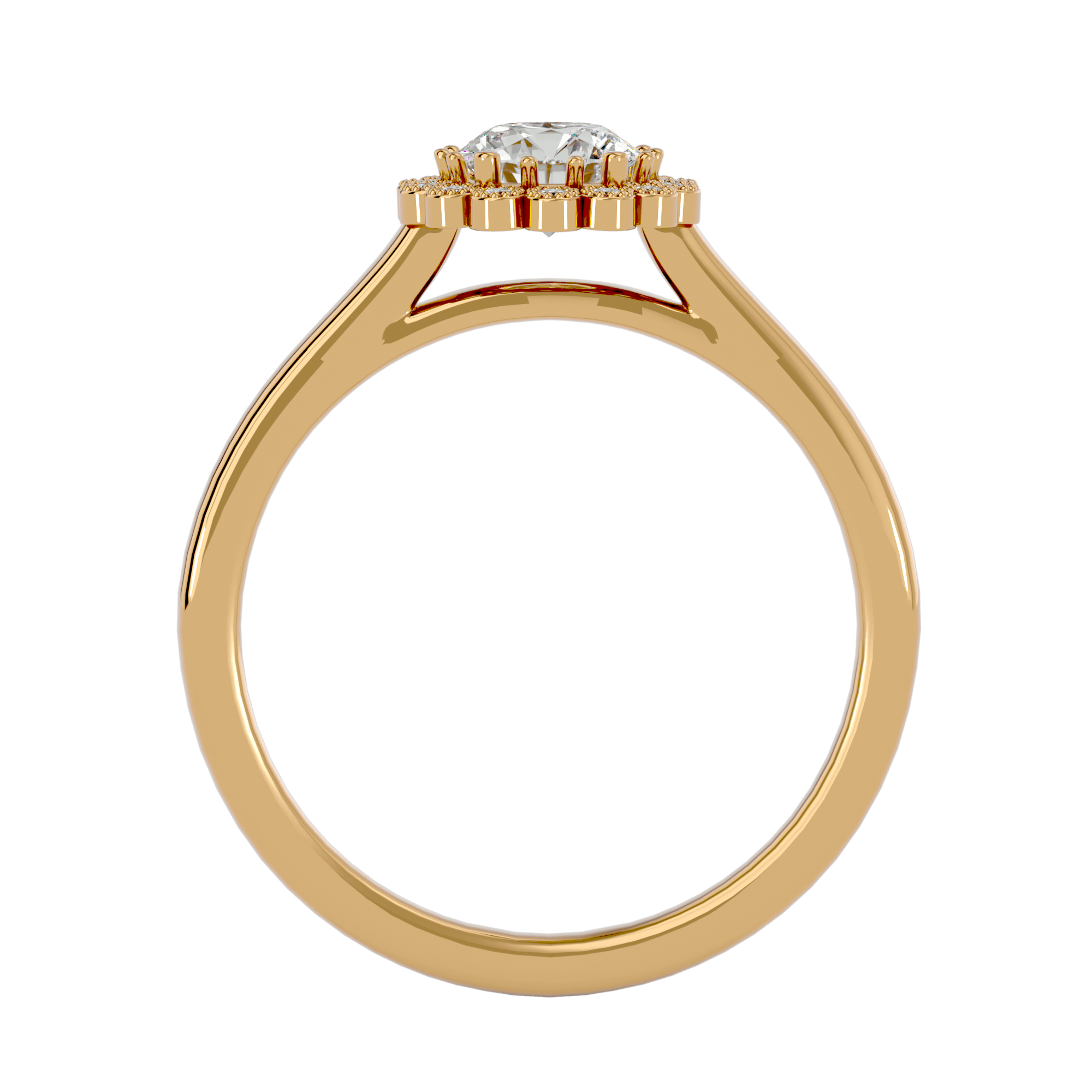 Robin Diamond Halo Ring