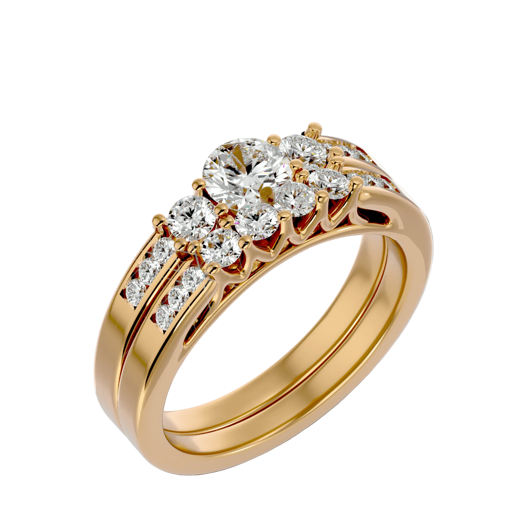 Wendy Diamond Ring with Band