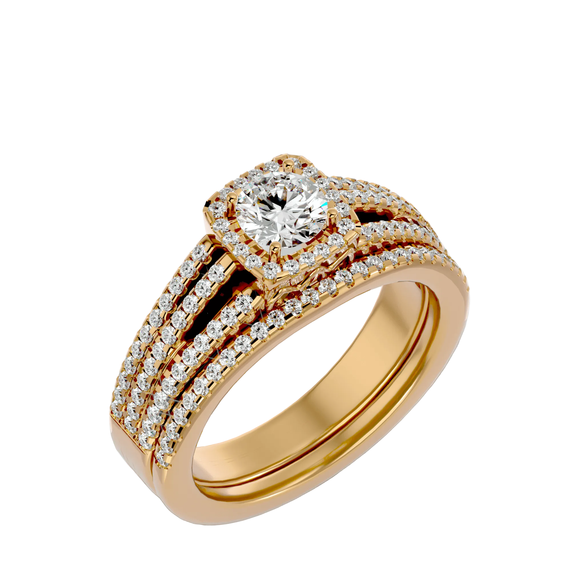 Giana Diamond Ring with Band