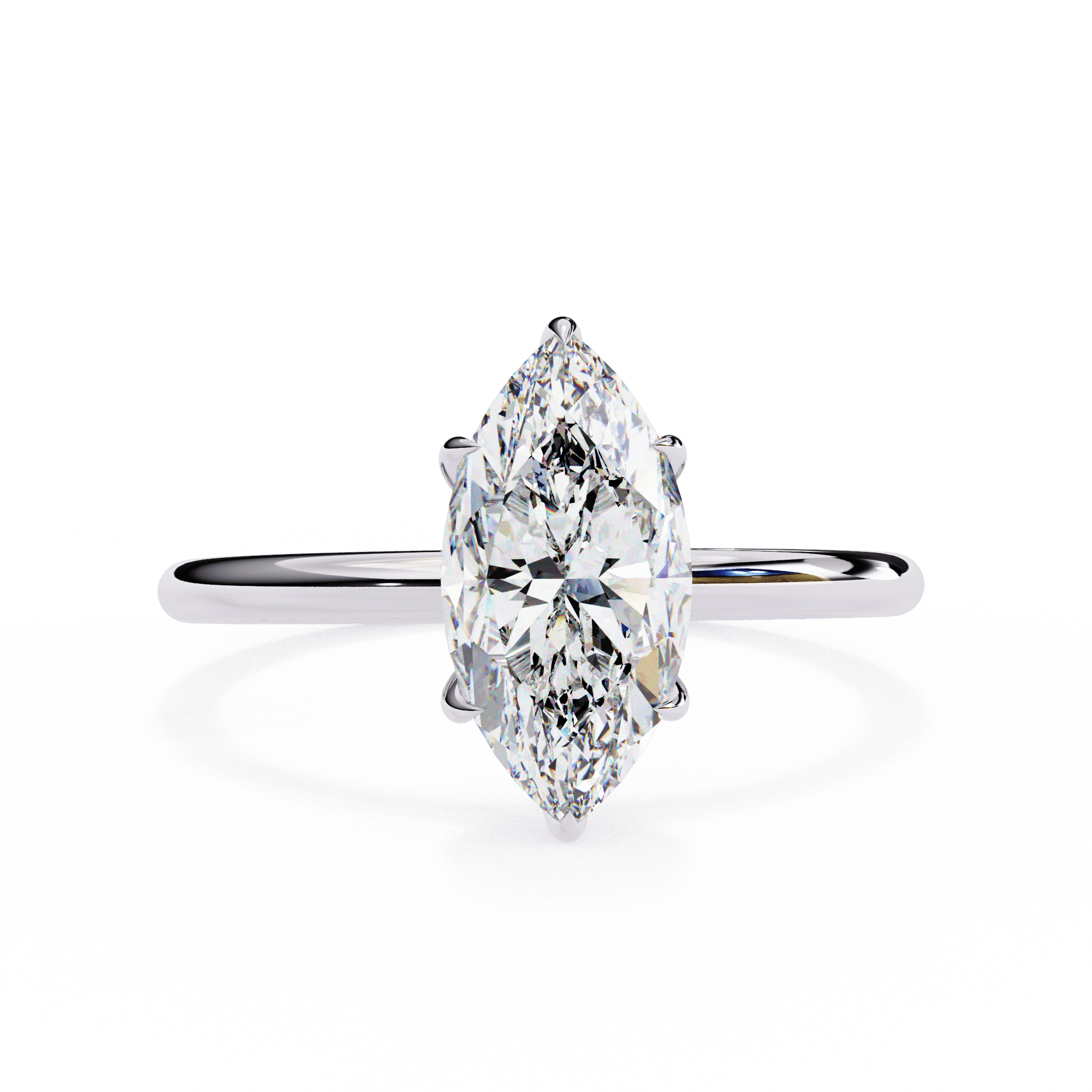 1 carat marquese diamond ring