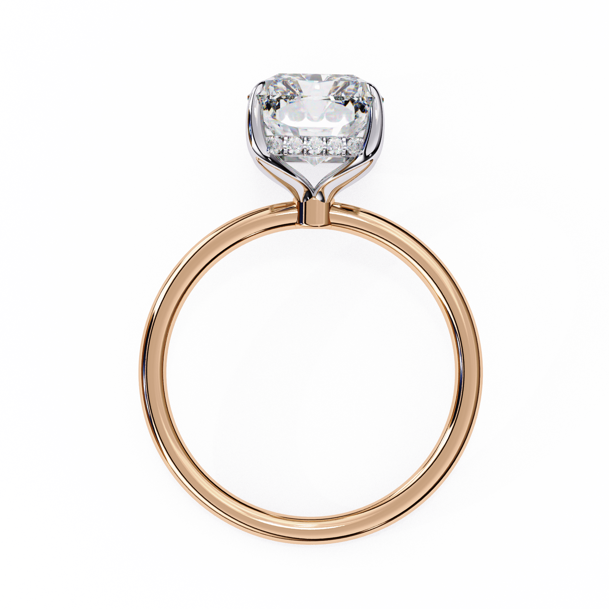 2 carat Emerald Diamond Ring