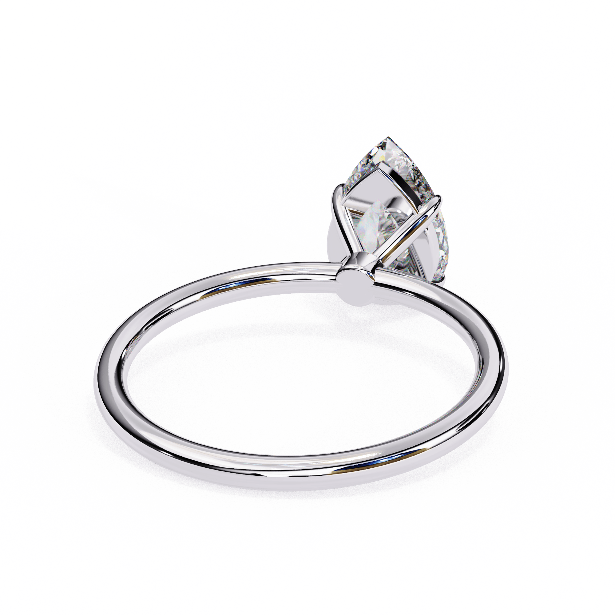 1 carat pear Diamond Ring