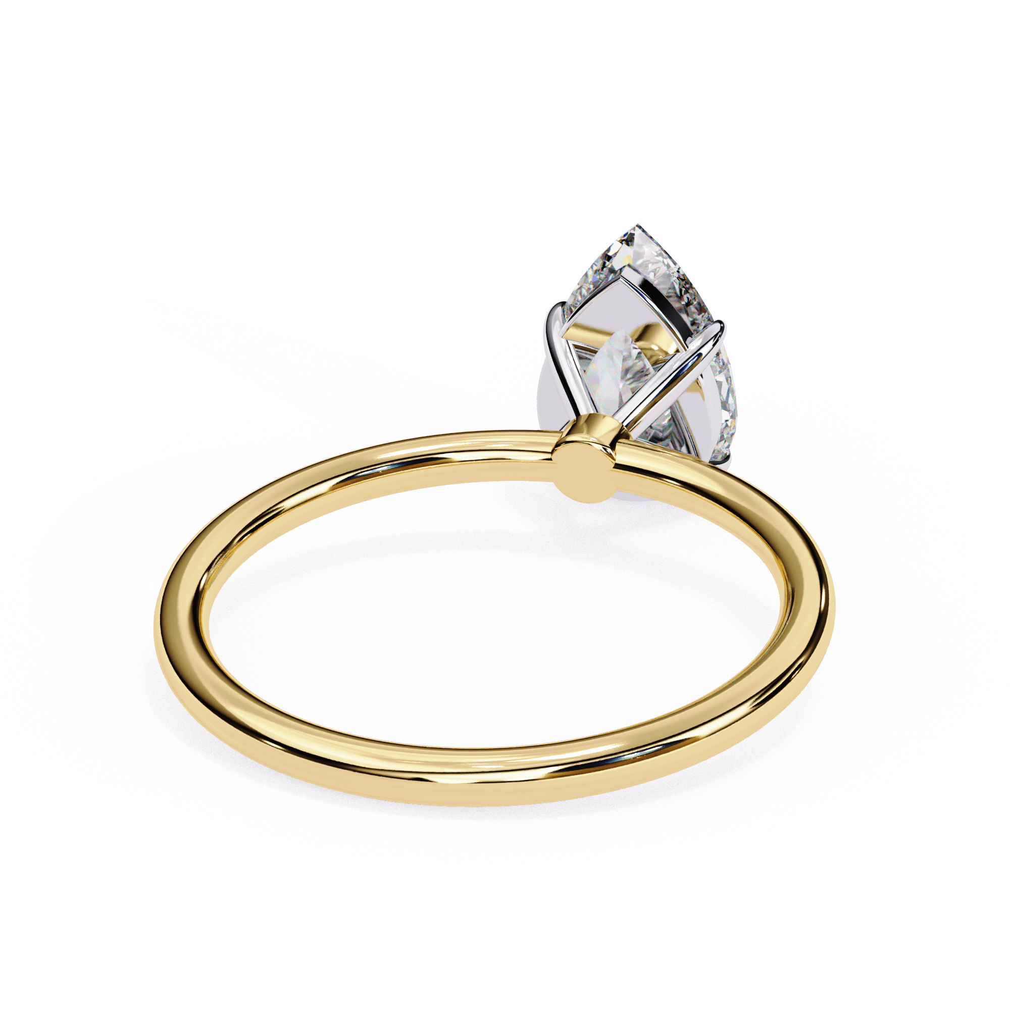 1 carat pear Diamond Ring