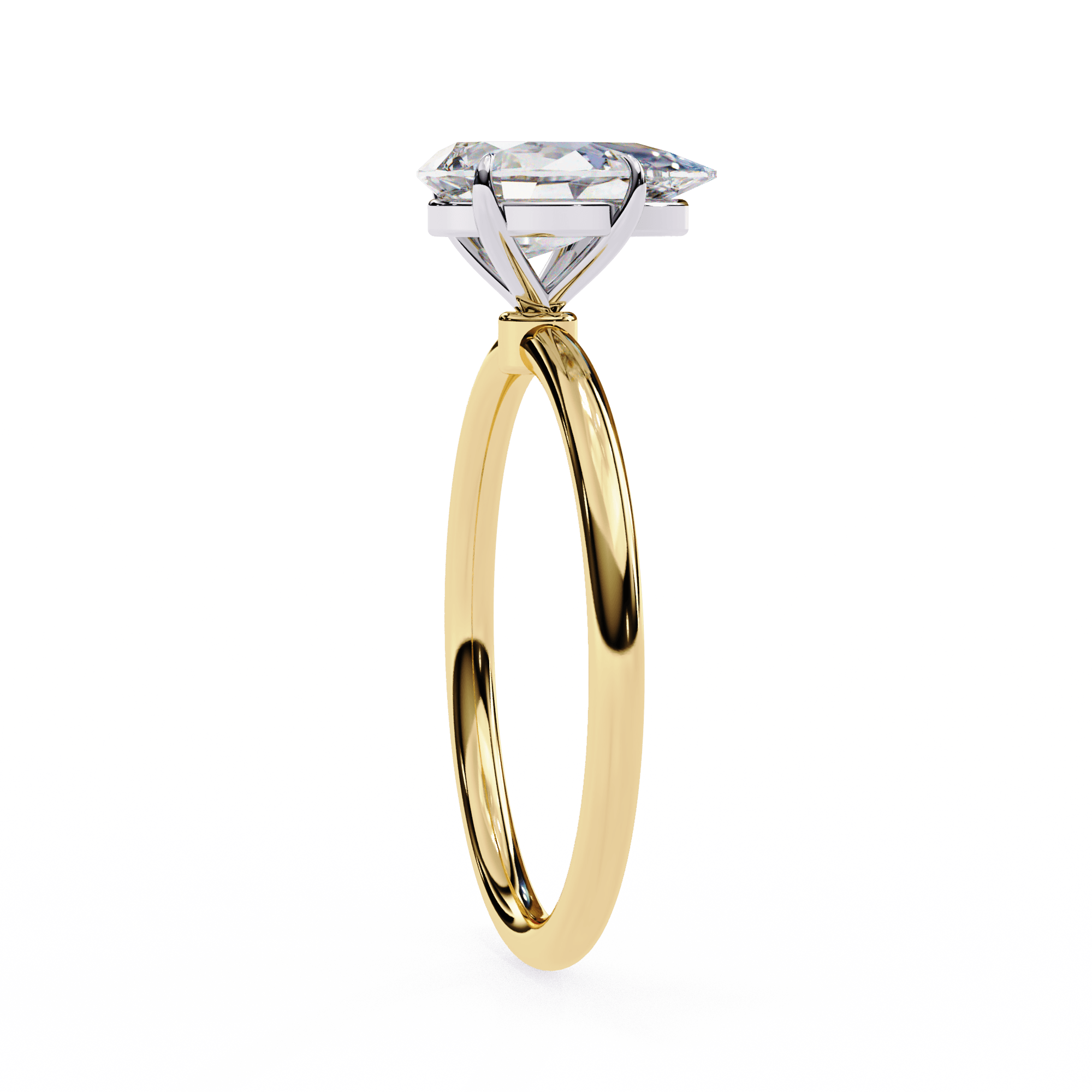 1 carat pear Diamond Ring