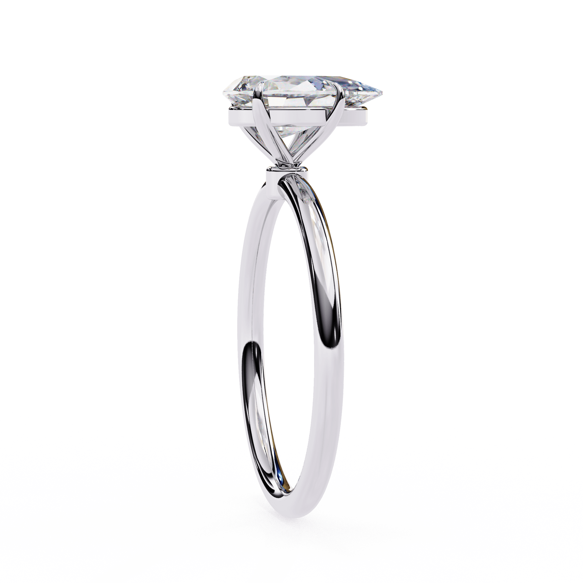 1 carat pear Diamond Ring