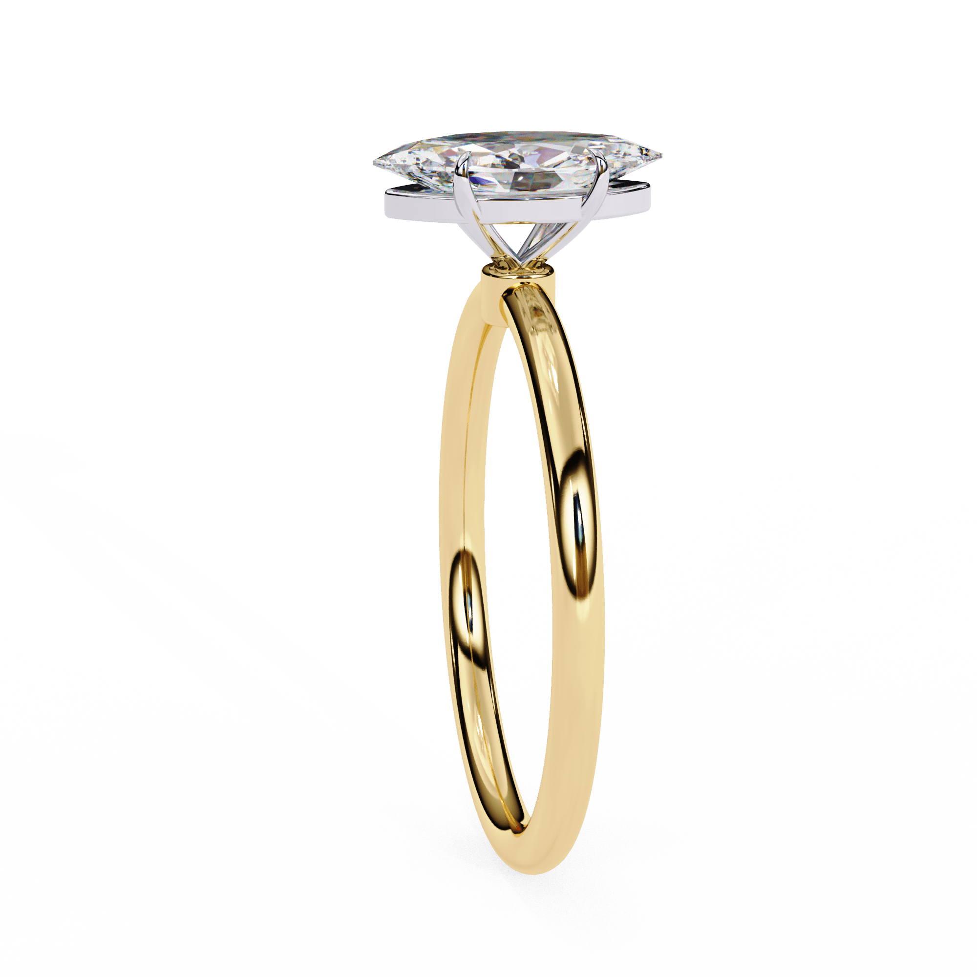 1 carat marquese diamond ring